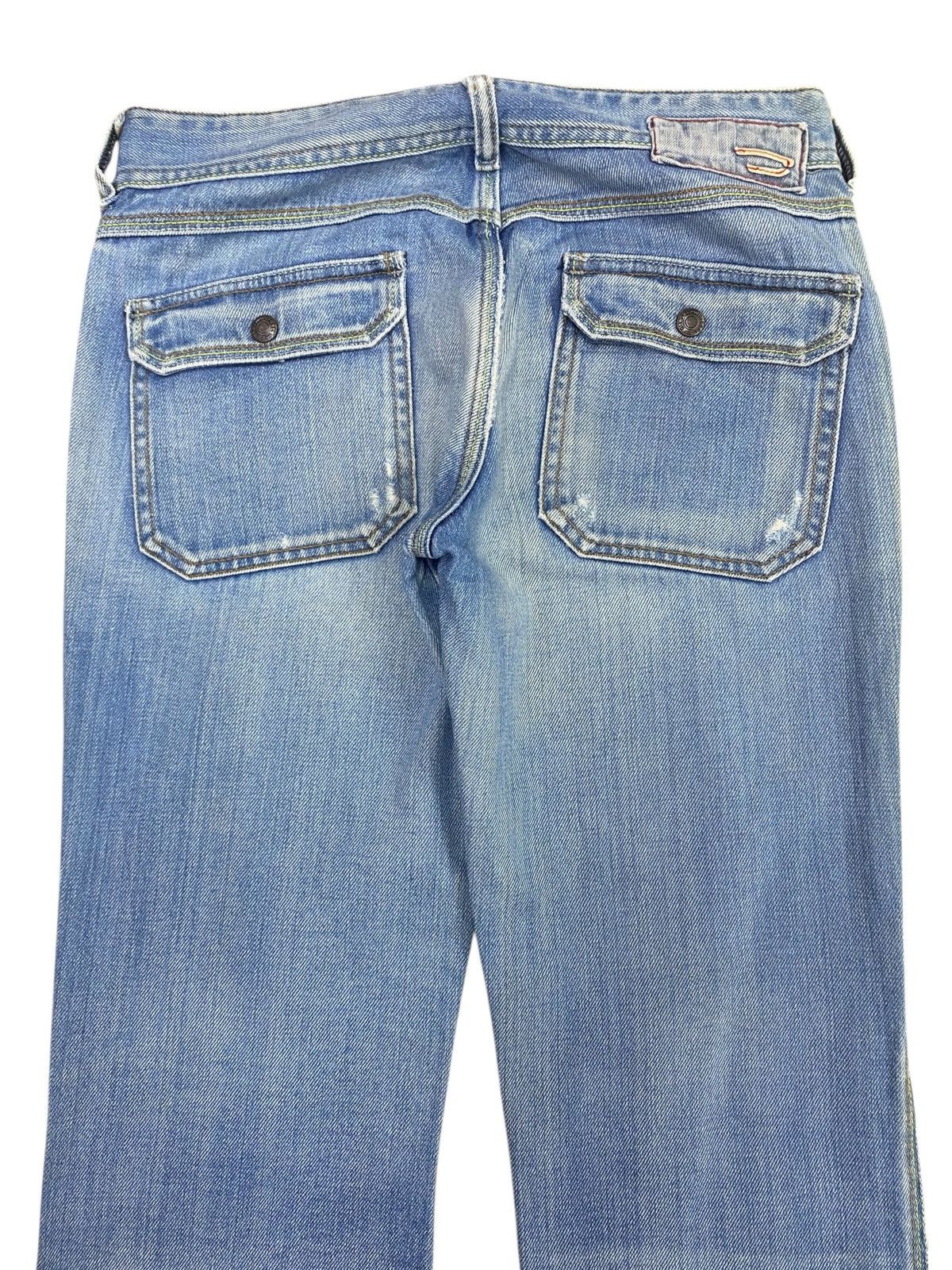 Diesel Diesel Faded Blue Wash Whiskers Style Loose Jeans Size US 28 / EU 44 - 4 Thumbnail