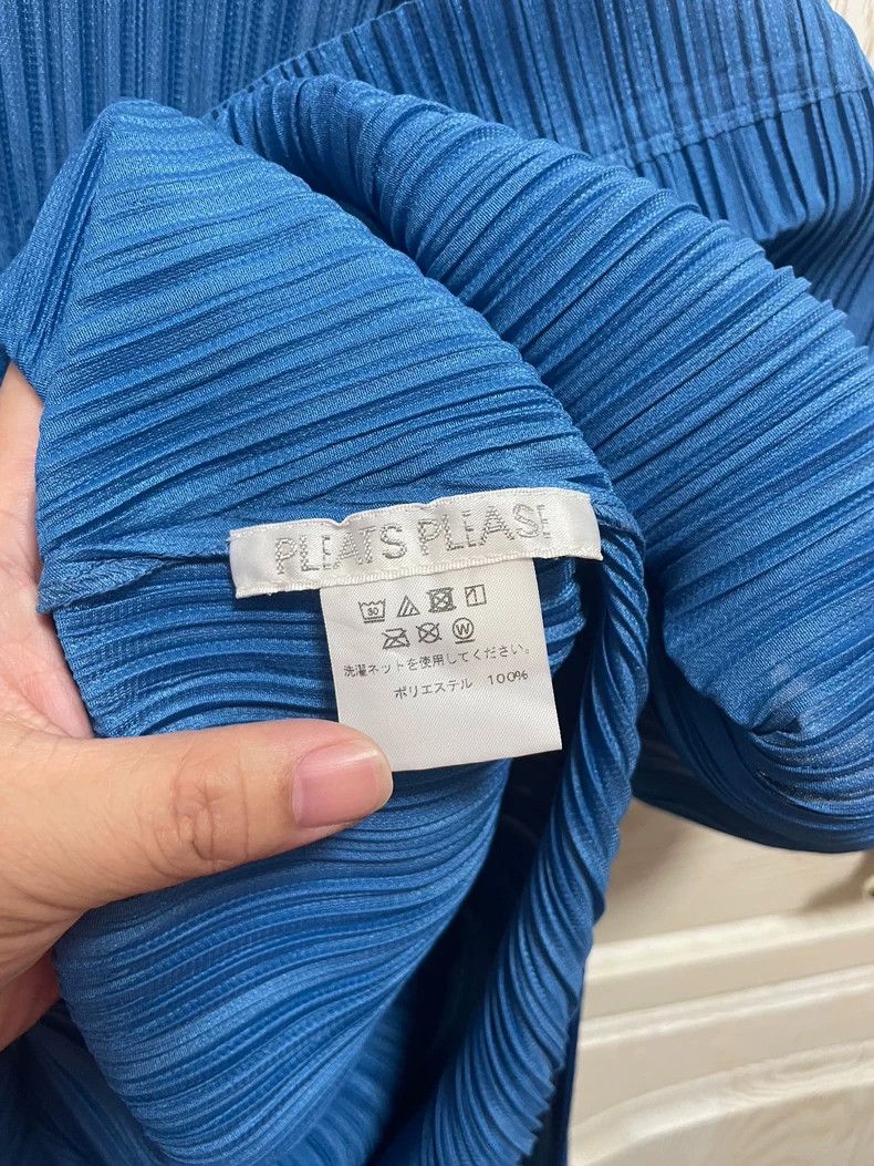 Issey Miyake issey miyake size:3 Blue short-sleeved shirt 2505-Nextarro Size XXS / US 00 / IT 34 - 6 Thumbnail