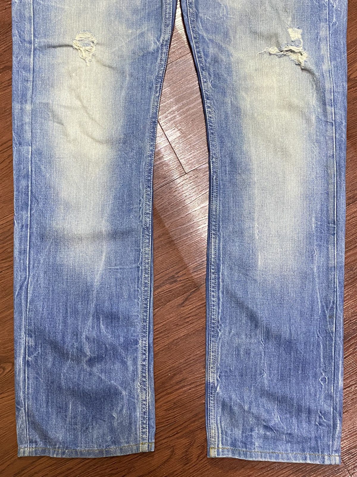 Rhude × Zara Vintage Zara Jeans 1975 Faded Distressed Size US 31 - 5 Thumbnail