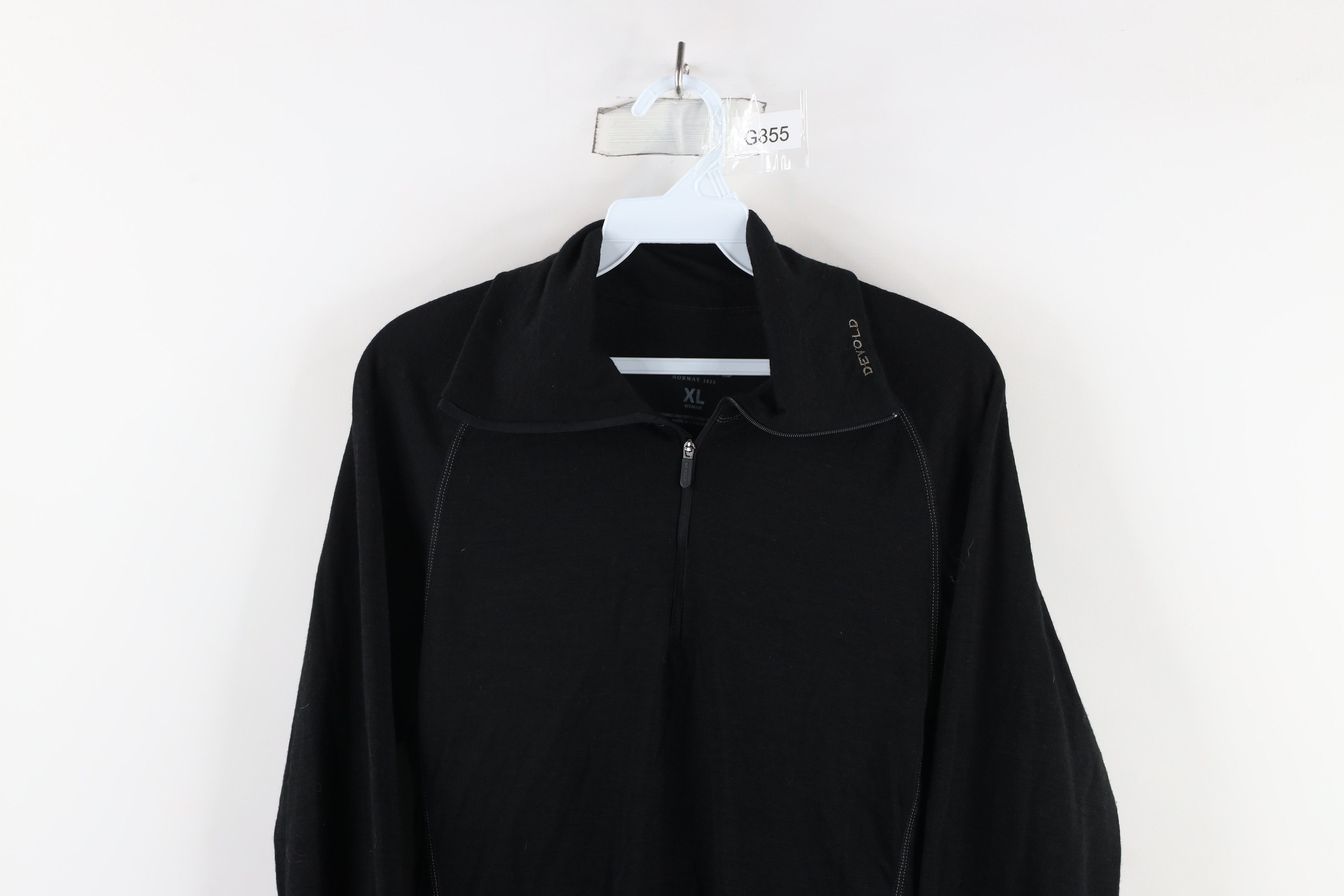 Vintage Devold Norway Merino Wool Knit Half Zip Pullover Sweater Size XL / US 12-14 / IT 48-50 - 2 Thumbnail