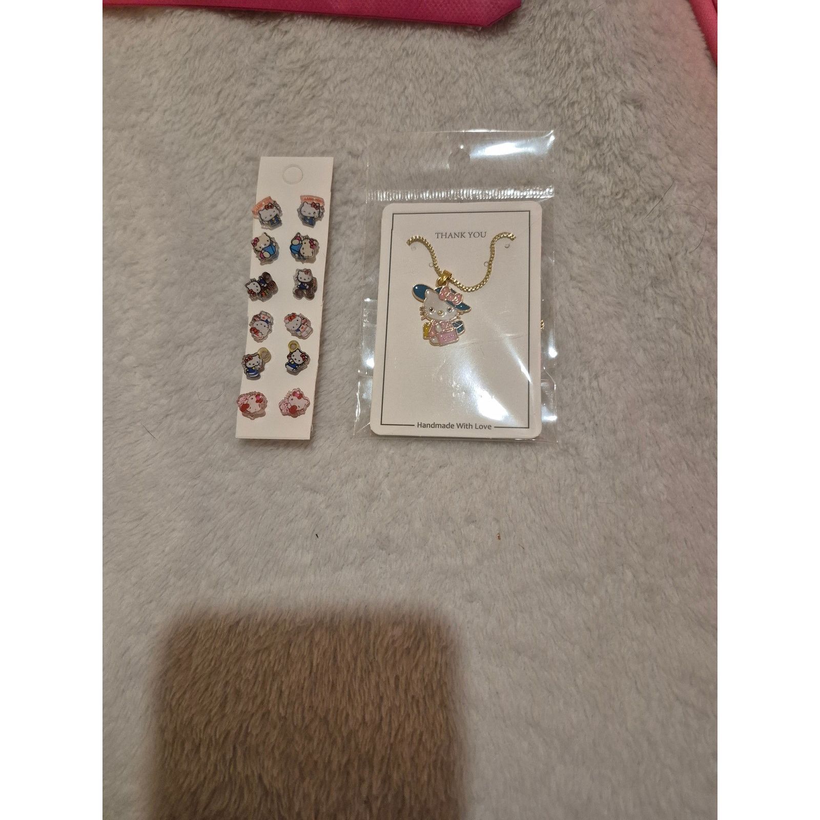 Other Hello Kitty Pink Hoodie Bundle, Kuromi Bag & Jewelry Size L / US 10 / IT 46 - 6 Thumbnail