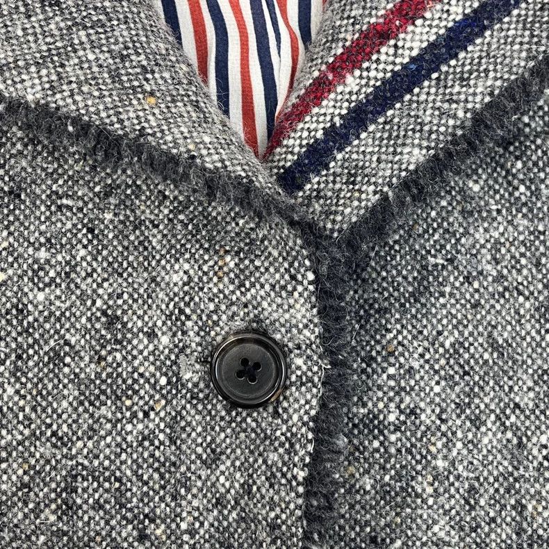 Thom Browne Thom Browne Size 38Grey classic logo tassel wool tweed suit Size XS / US 0-2 / IT 36-38 - 9 Thumbnail