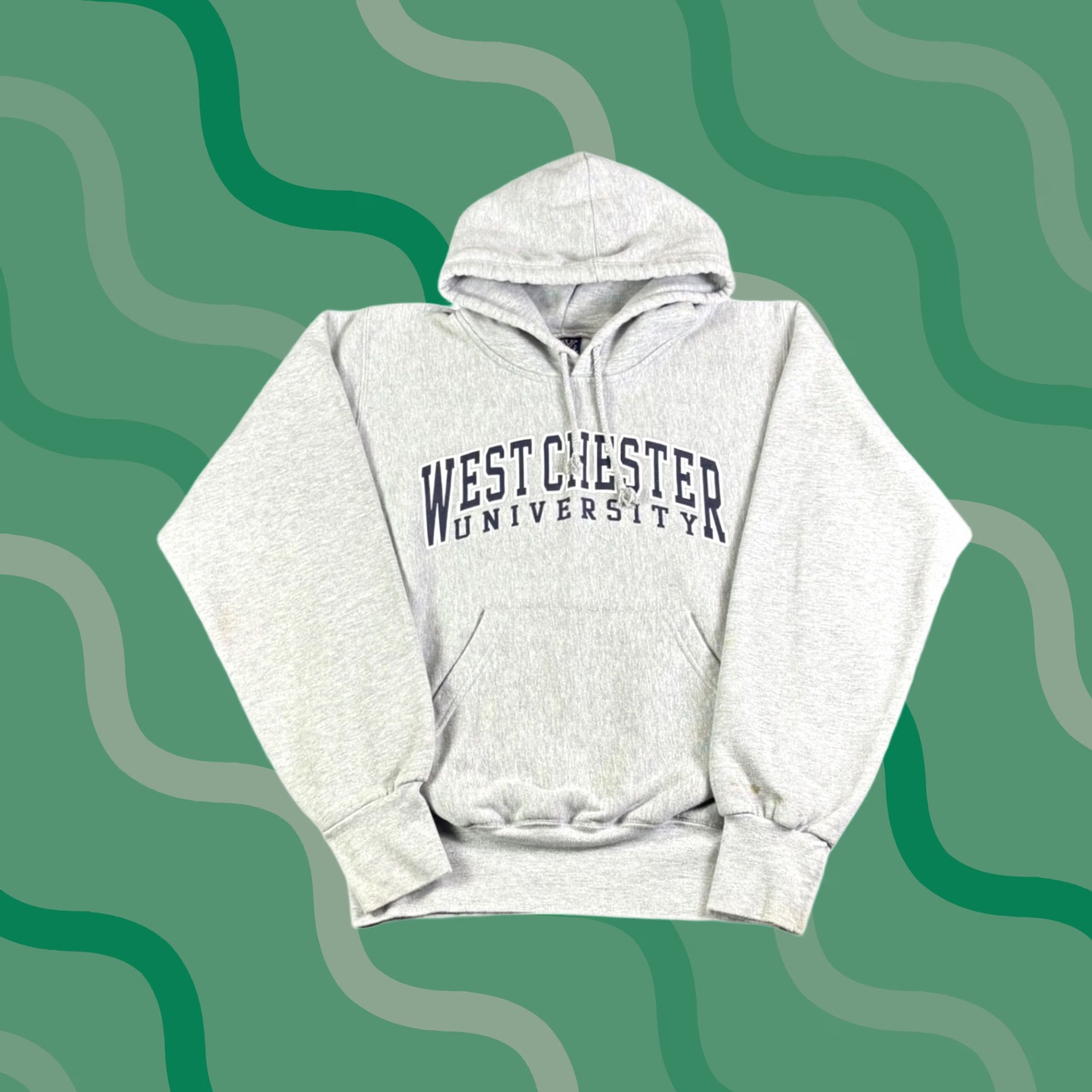 Vintage VINTAGE MV Sport Pro-Weave West Chester University Hoodie Gray Mens Small Sweatshirt Size US S / EU 44-46 / 1 - 1 Thumbnail