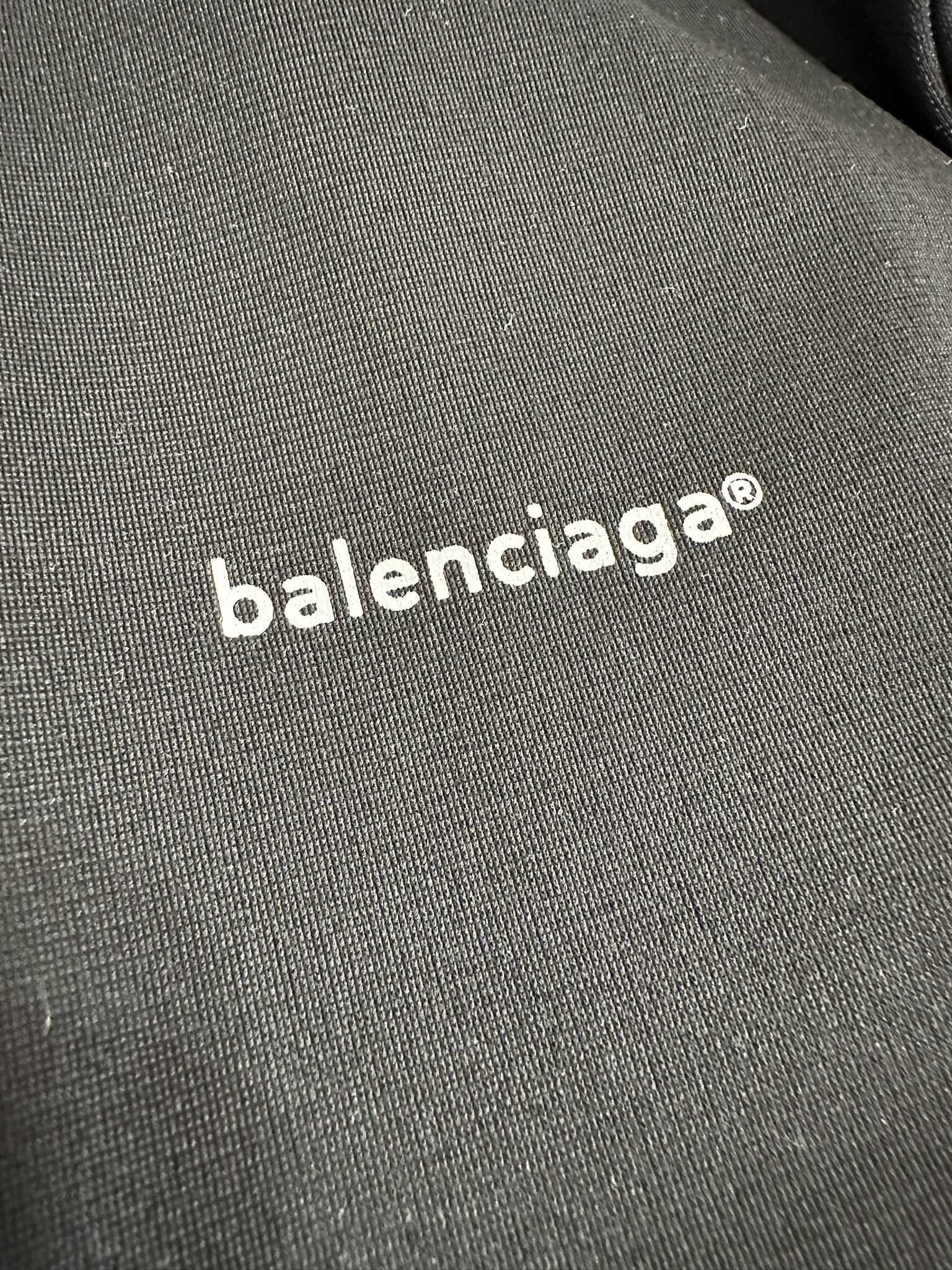 Balenciaga Balenciaga Cropped Sweatshirt Tracksuit Black Small Logo Size S / US 4 / IT 40 - 6 Thumbnail