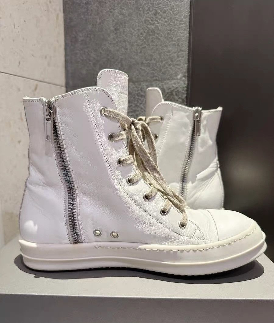 Rick Owens Rick Owens Mainline Milk White High-Top Size US 8 / EU 41 - 5 Thumbnail