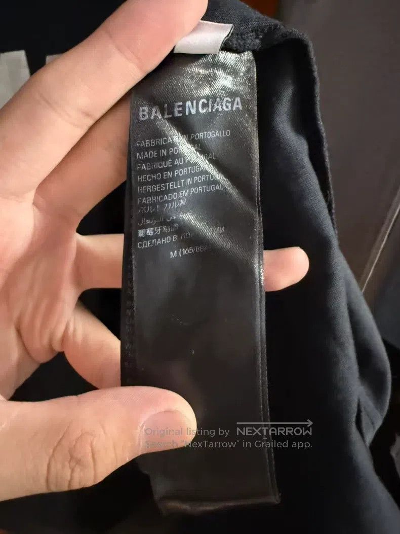 Balenciaga Balenciaga Silver Tape Short-Sleeve Size US M / EU 48-50 / 2 - 4 Thumbnail