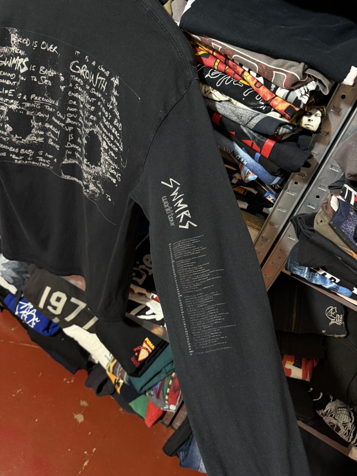 Band Tees Vintage SWRS Worldwide Tour Long Sleeve Band T-Shirt Y2K Size US M / EU 48-50 / 2 - 7 Thumbnail