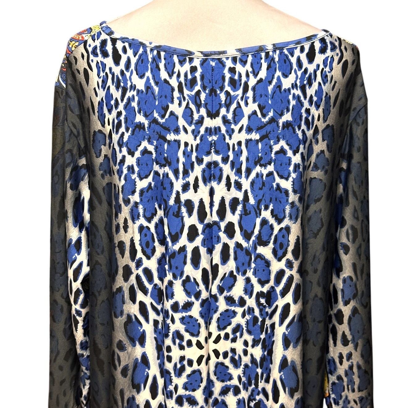 Other White Mark Paisley Tunic Top Asymmetrical Gray Women's 3XL Size 3XL / US 20-22 - 6 Thumbnail