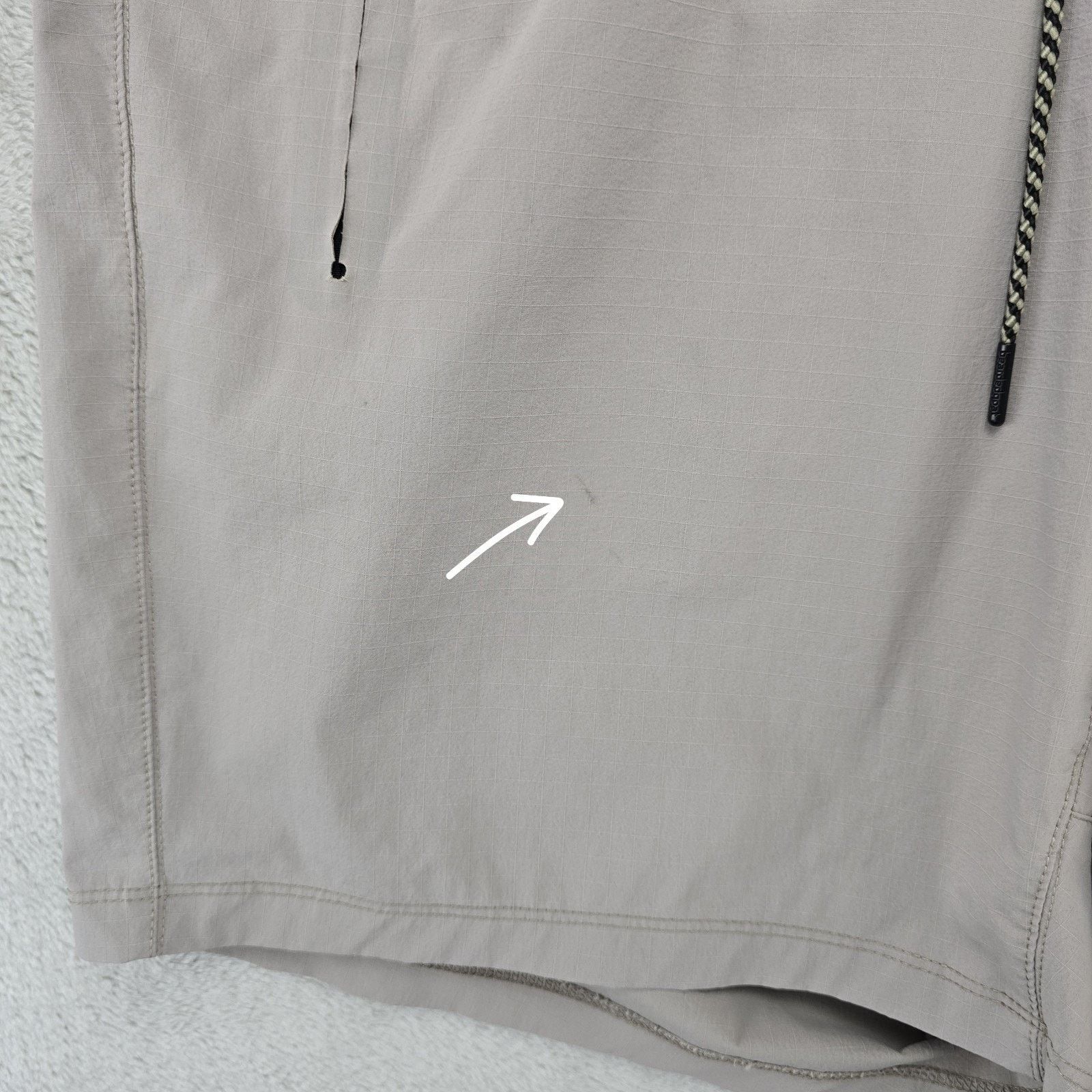 Other Bearded Goat Rambler Shorts Mens Large Beige Black Athletic Size US 32 / EU 48 - 5 Thumbnail