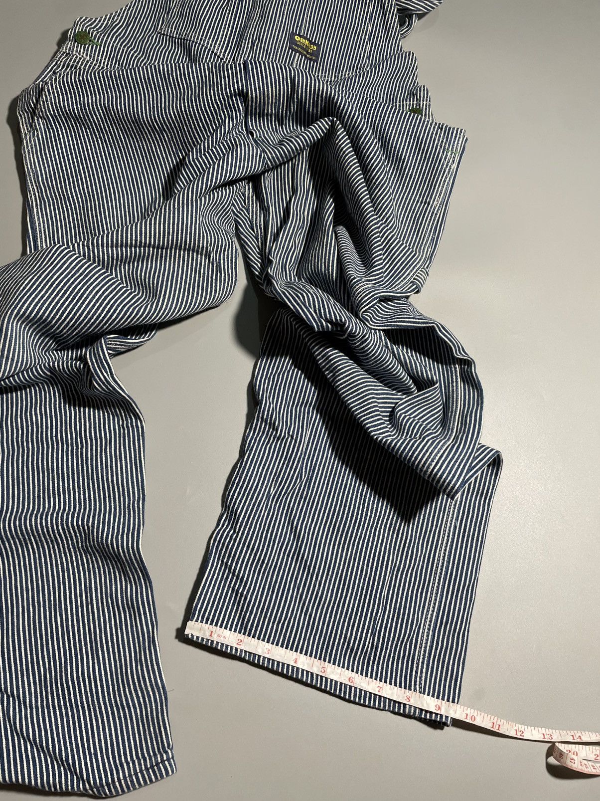 Oshkosh Vintage Oshkosh Hickory Stripes Overall Size US 34 / EU 50 - 9 Thumbnail