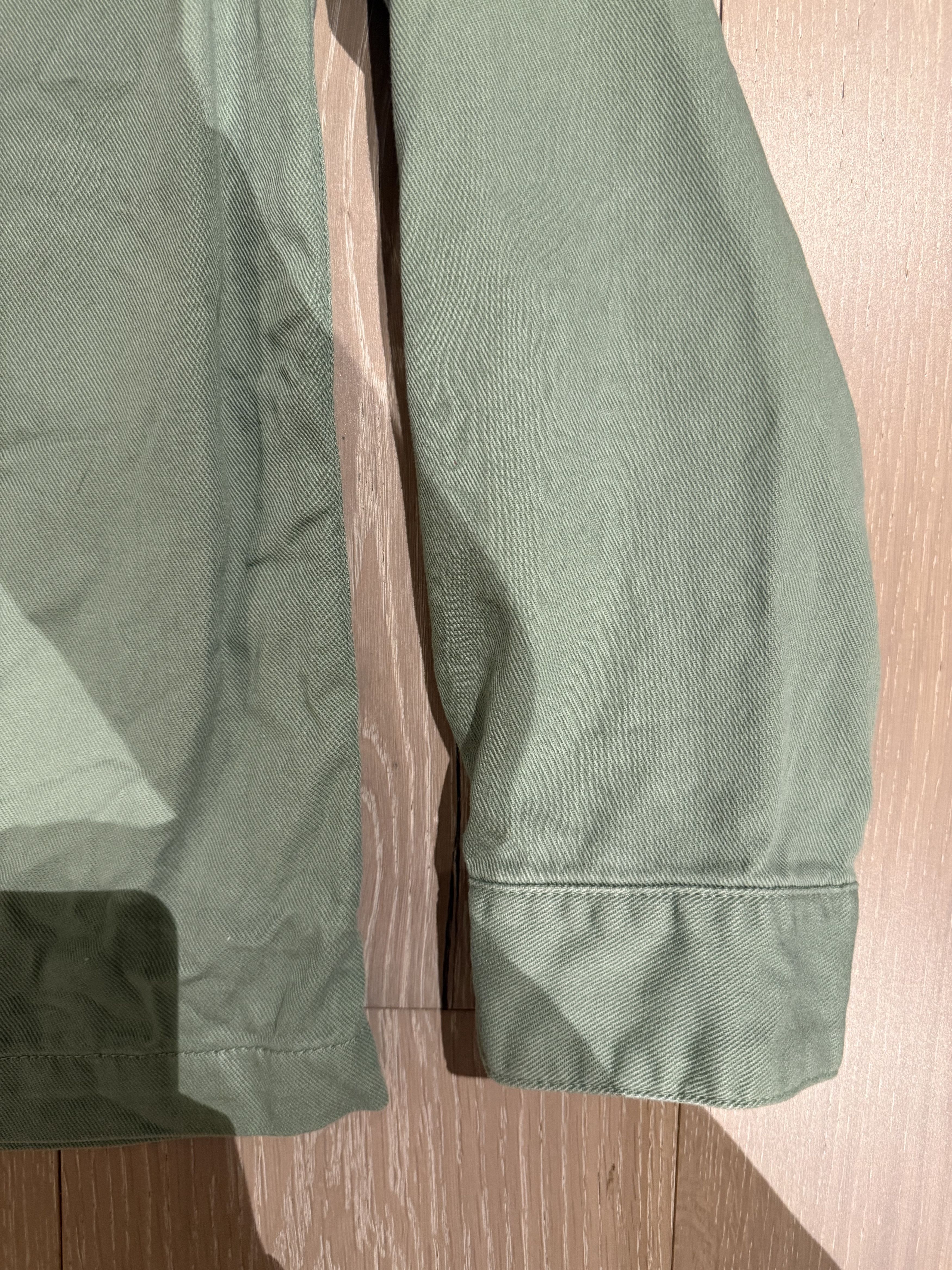 Lemaire 💚 Lemaire Trucker Overshirt Hedge Green Jacket 46 Size US S / EU 44-46 / 1 - 15 Thumbnail
