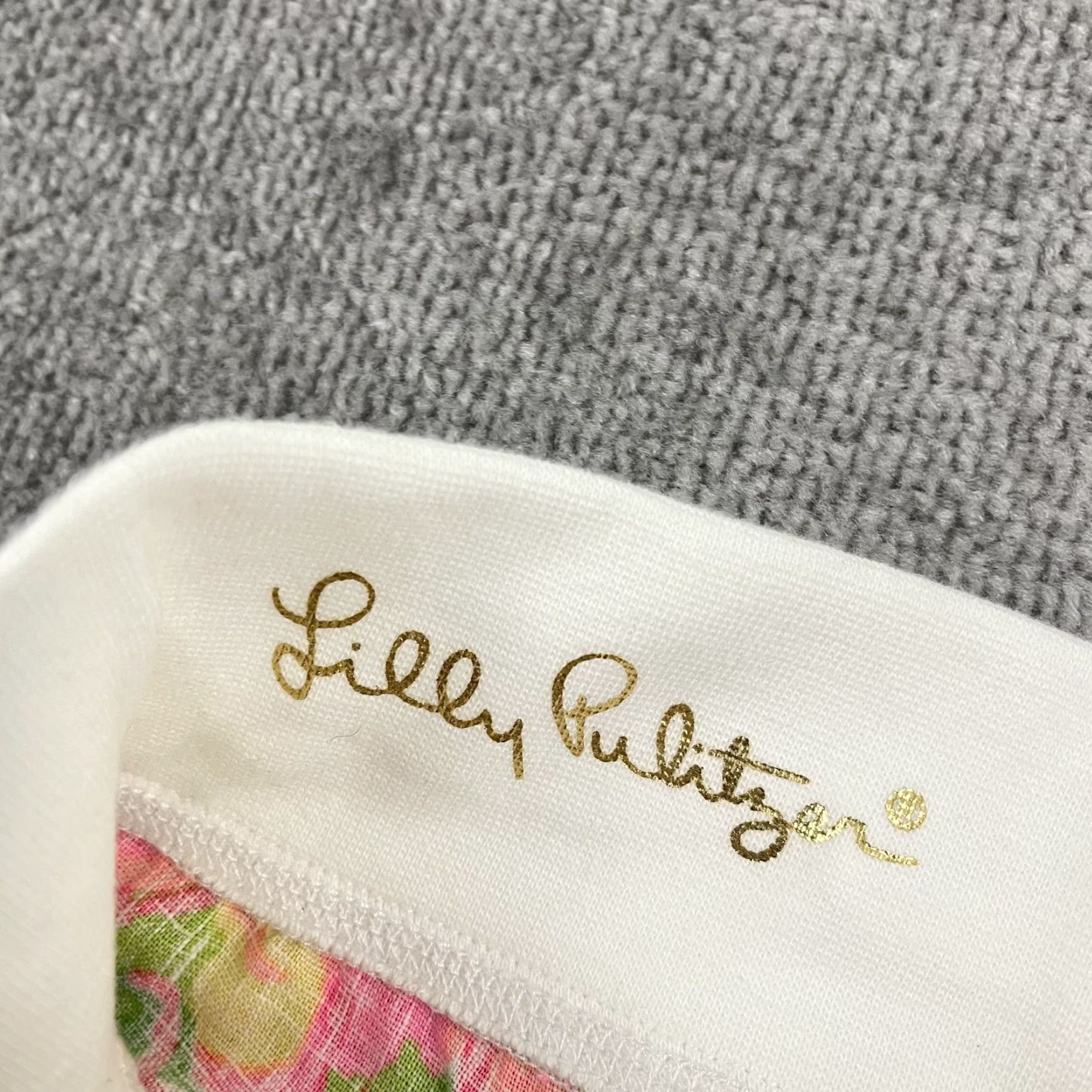 Lilly Pulitzer Beach Pants Womens XXS 32 100% Linen Floral Wide-Leg Preppy Pants, Multicolor, Vintage: No