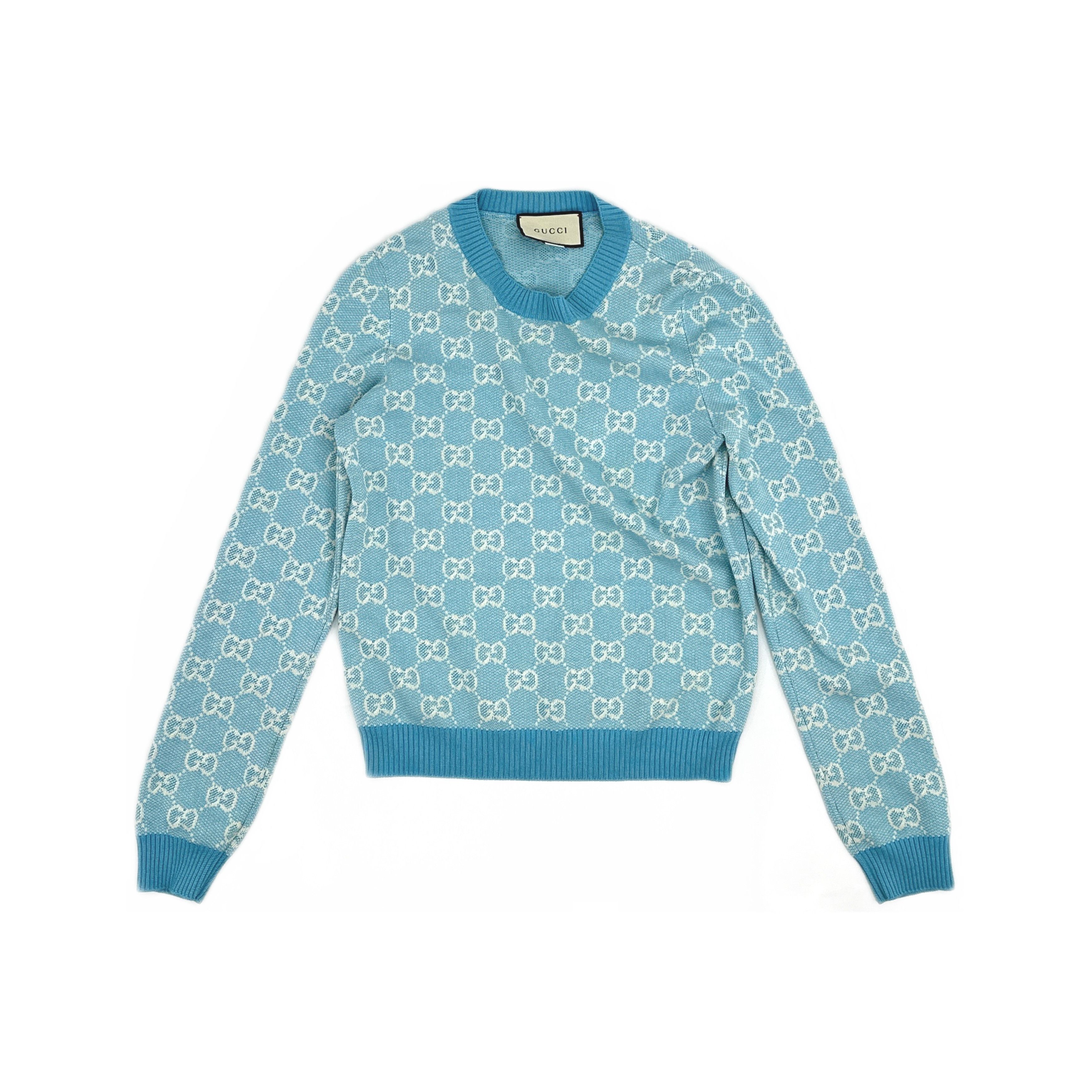 Gucci Gucci GG Monogram Knit Sweater Size L Size L / US 10 / IT 46 - 1 Thumbnail