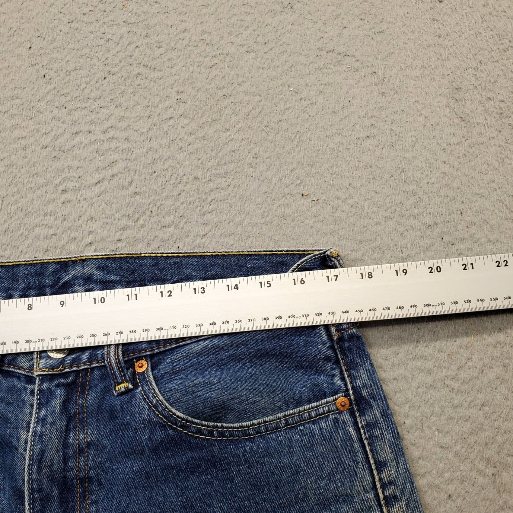 Levi's Levi's 505 Straight Jeans Mens 32x32 Blue Streetwear 5-Pocket Design Size US 32 / EU 48 - 6 Thumbnail