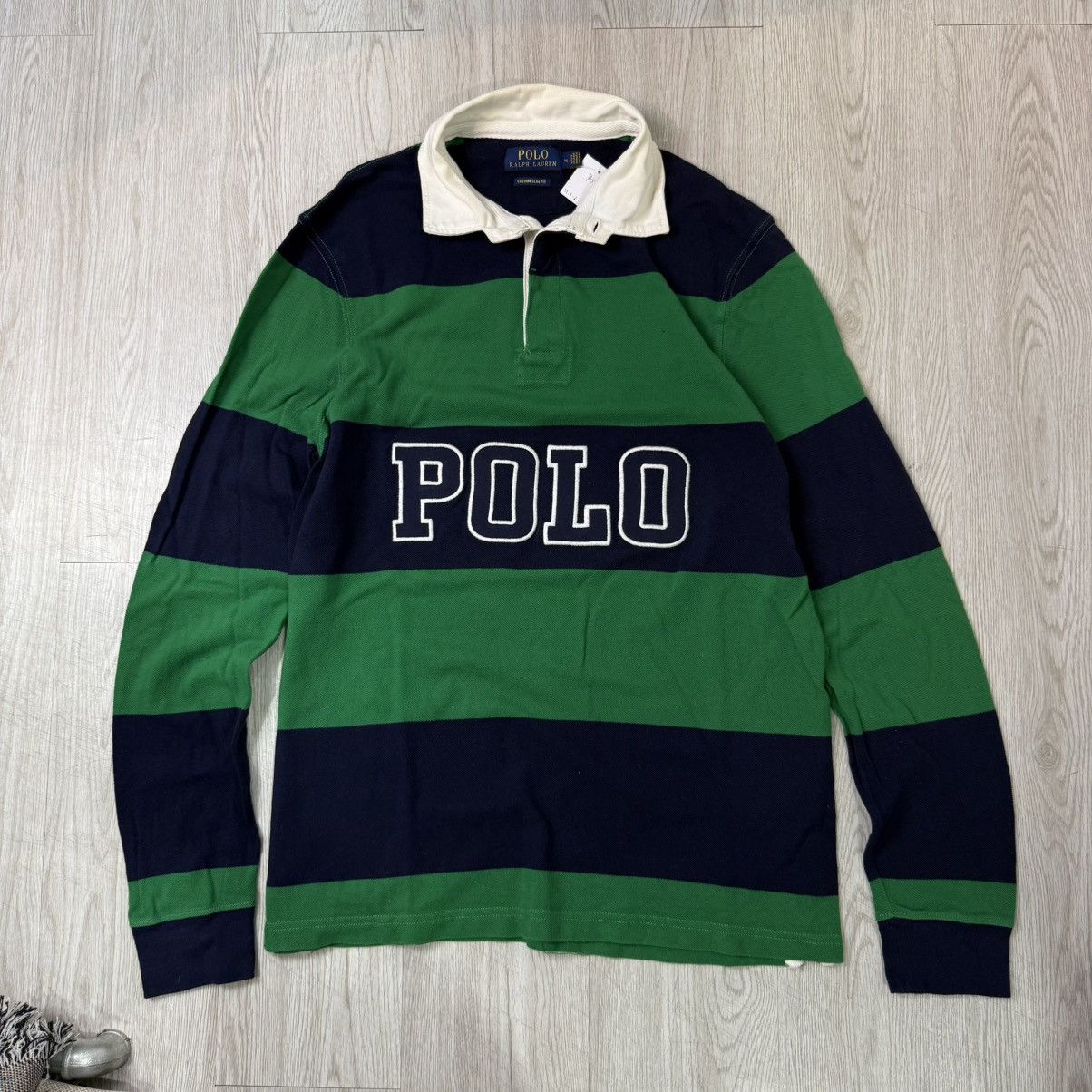 Polo Ralph Lauren POLO RALPH LAUREN Rugby poloshirt stripe Size US L / EU 52-54 / 3 - 1 Thumbnail