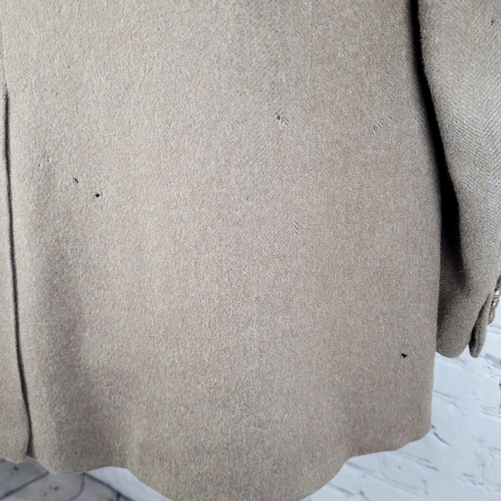 Vintage VTG Limited Edition Clothes Sports Coat Jacket Notch Blazer Brown 2 Button Single-Breasted 42 Mens Size 42R - 4 Thumbnail