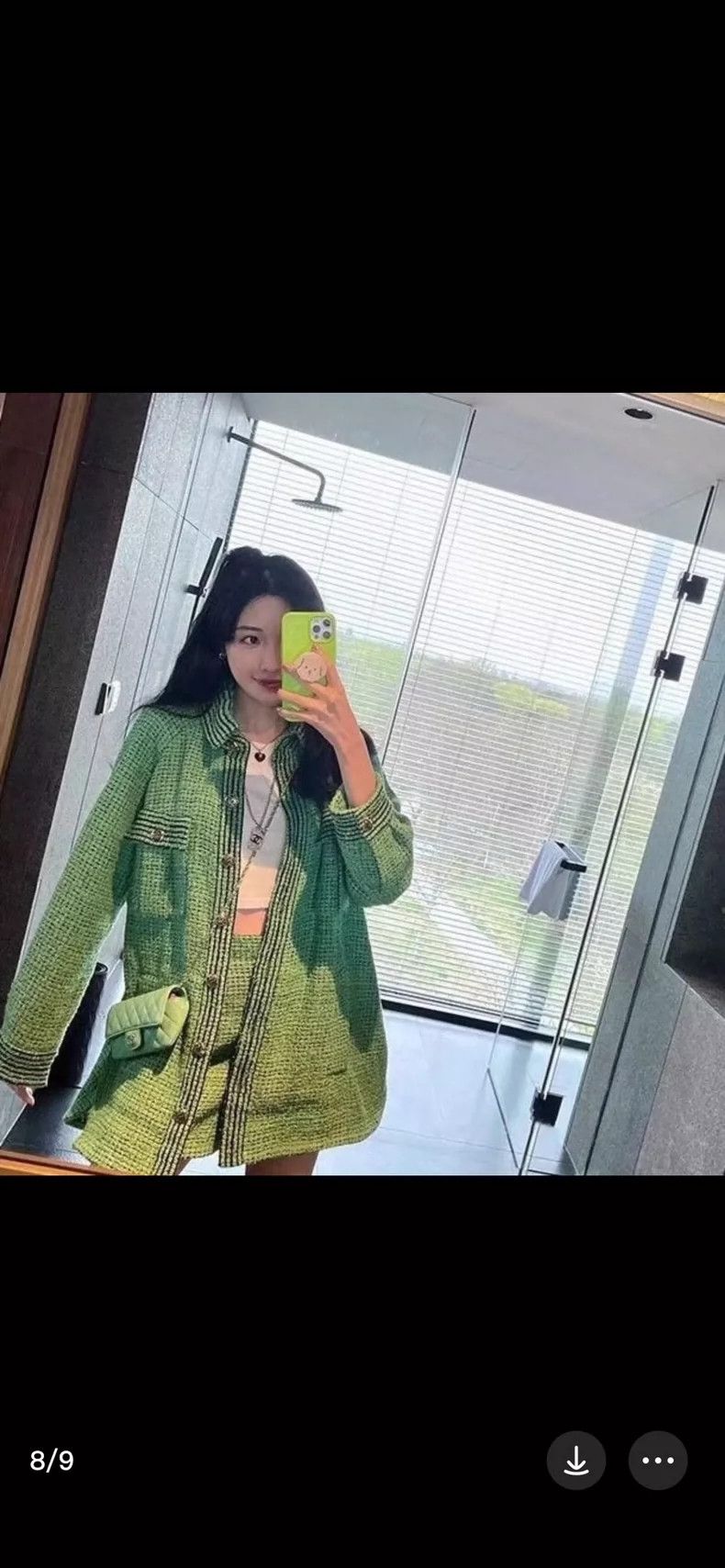Chanel Chanel Green soft coat Size XS / US 0-2 / IT 36-38 - 6 Thumbnail