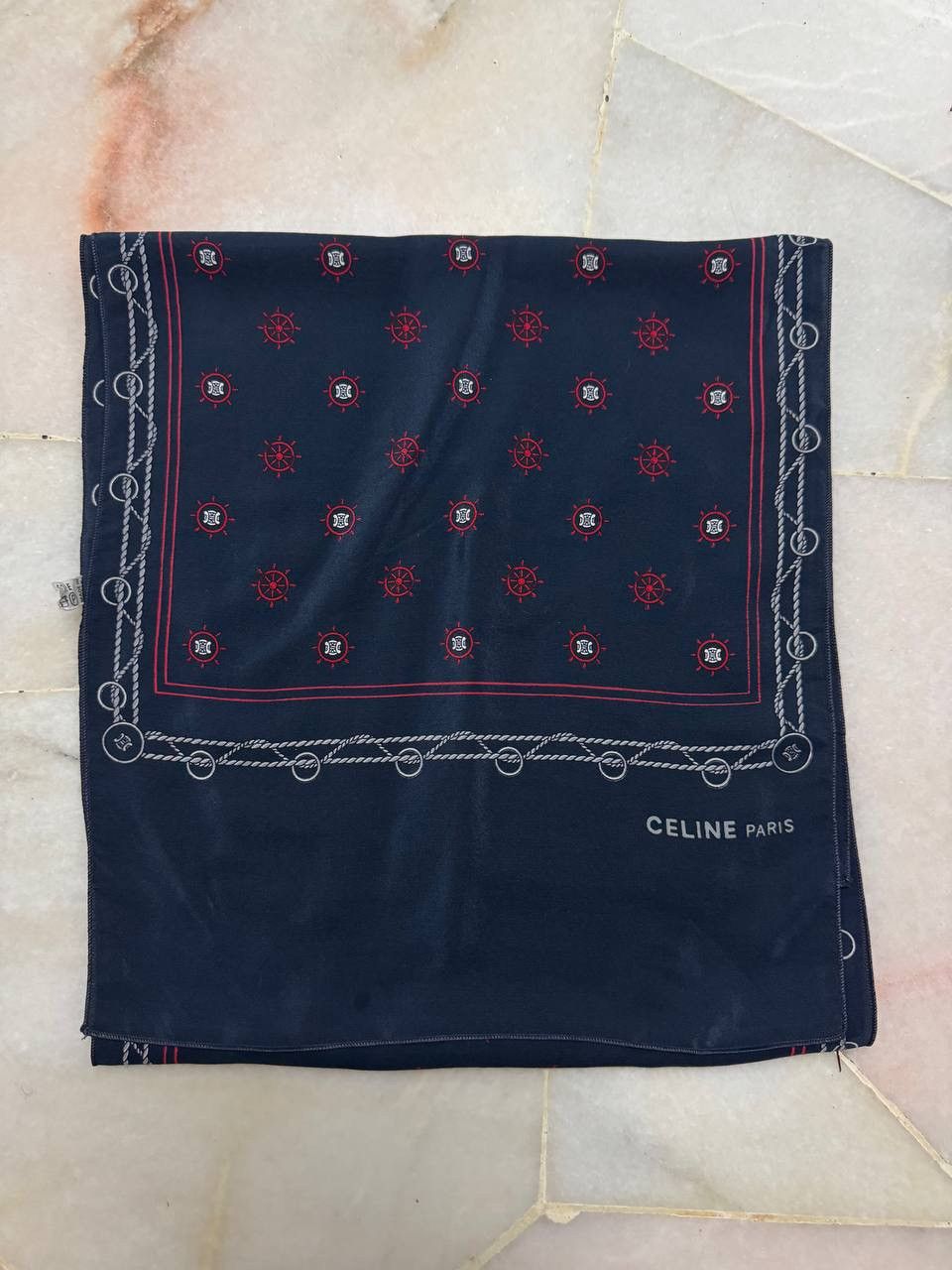 Celine CELINE PARIS PURE SOIE LONG SCARF Size ONE SIZE - 10 Thumbnail