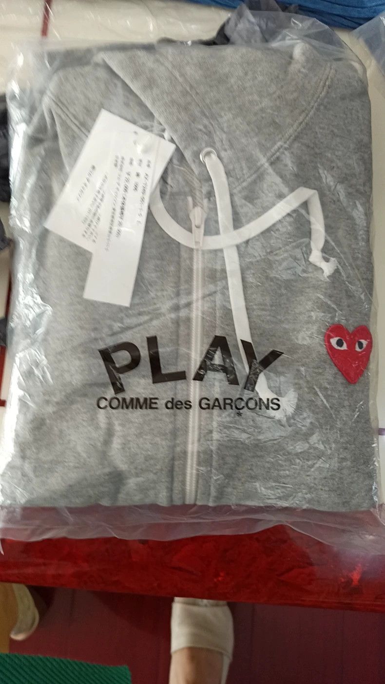 Comme des Garcons Comme Des Garcons Play cotton zipper cardigan jacket Size L / US 10 / IT 46 - 2 Thumbnail