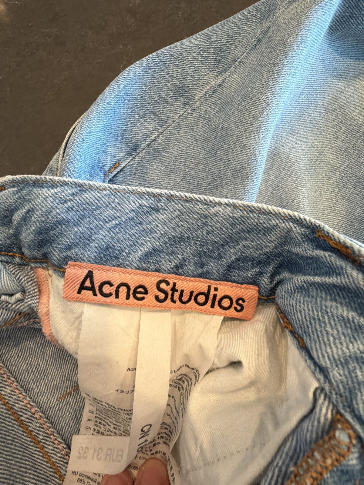 Acne Studios Acne Studios light blue 1991 Jeans Size US 31 - 8 Thumbnail
