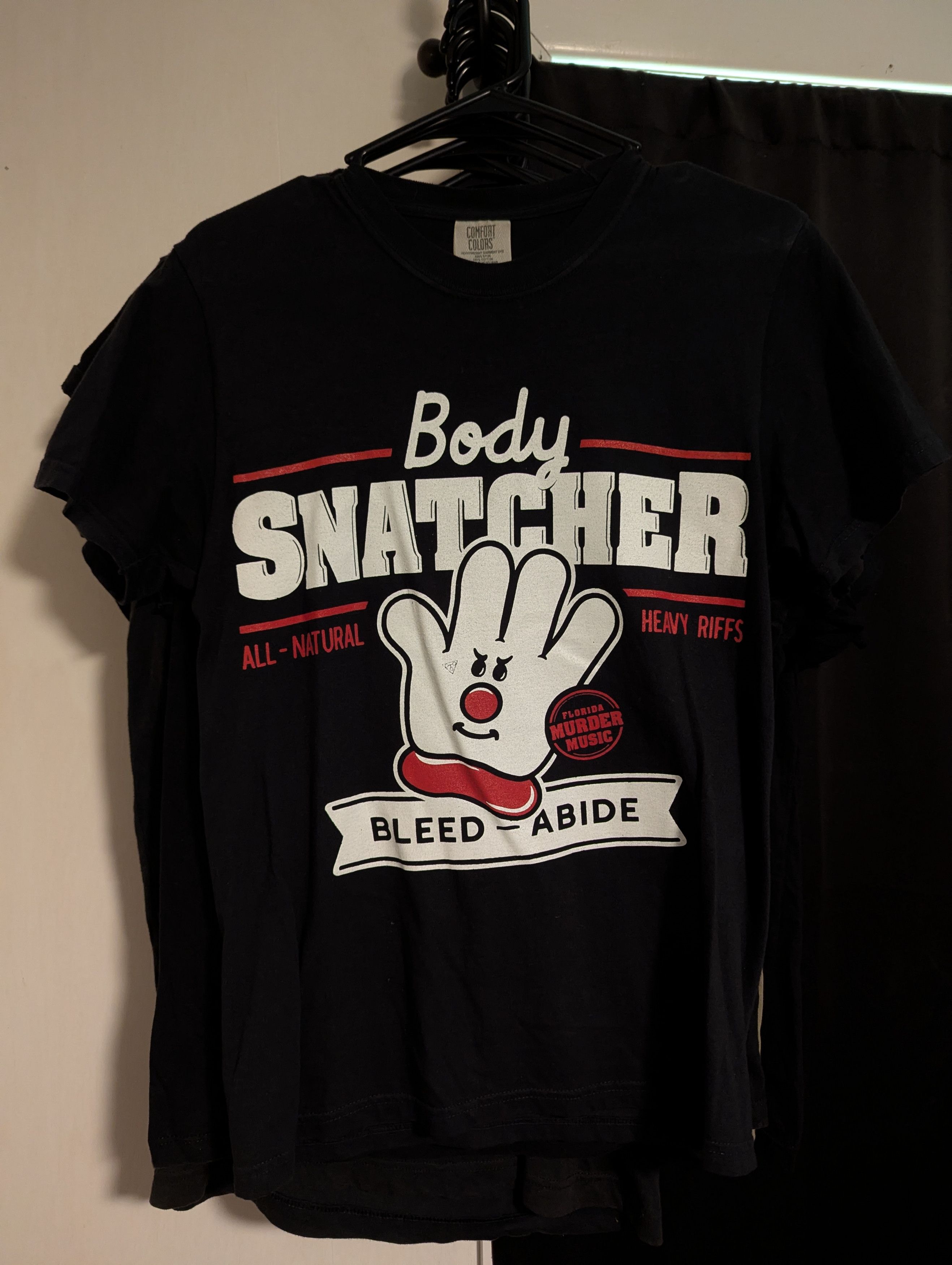 Comfort Colors Bodysnatcher - Abide Hamburger Helper tee (SMALL) Size US S / EU 44-46 / 1 - 1 Thumbnail