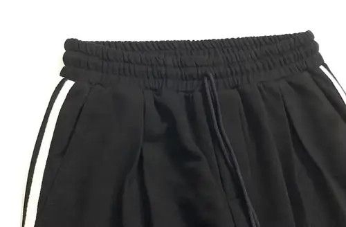 Japanese Brand 20AW Indigo Union Japan Black Striped Casual Sweatpants Size US 33 - 2 Thumbnail