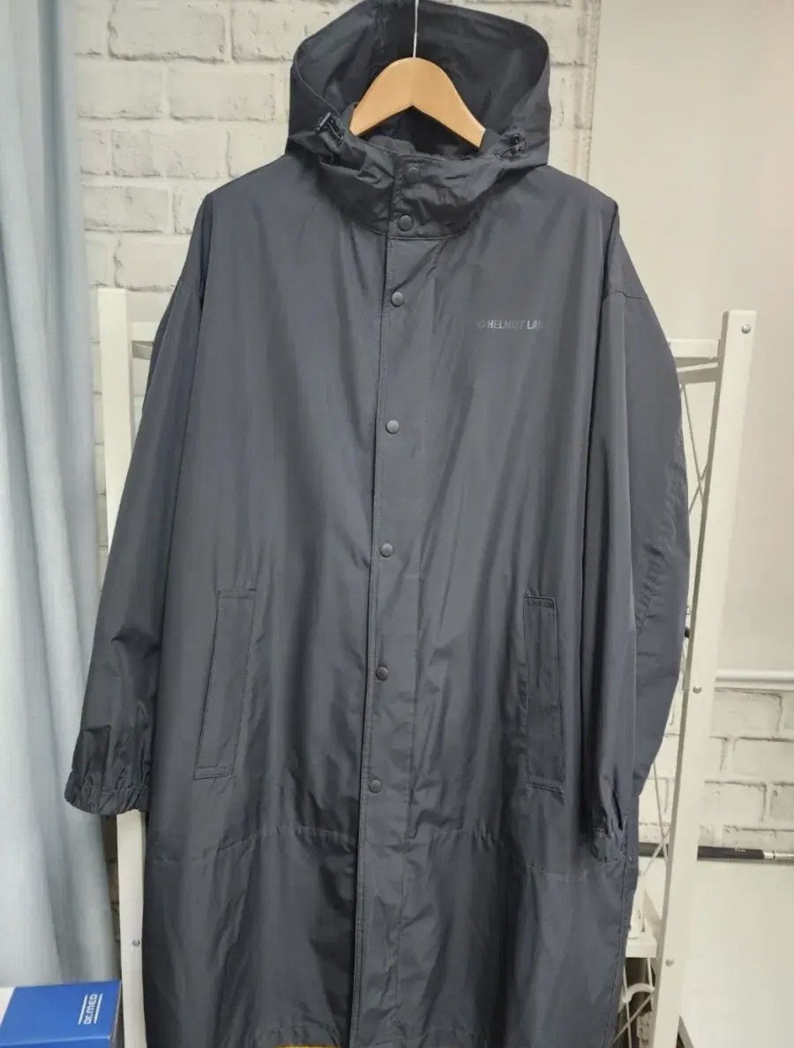 Helmut Lang Helmut Lang Hooded Rain Coat Size US L / EU 52-54 / 3 - 2 Thumbnail