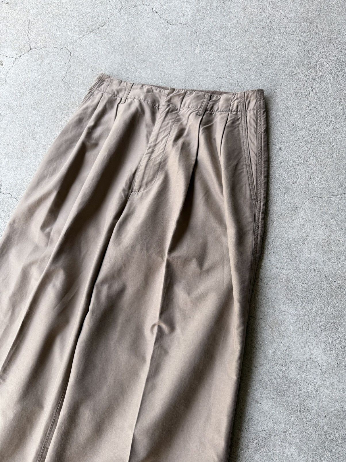 Auralee AURALEE SILK COTTON CLOTH WIDE PANTS Size US 28 / EU 44 - 4 Thumbnail