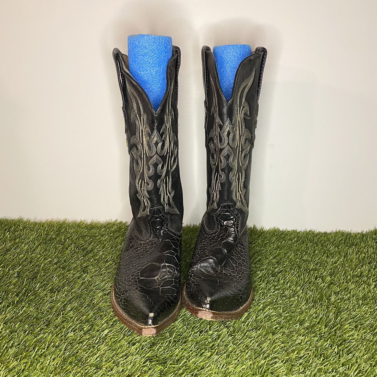 Los Altos Boots × Vintage LOS ALTOS GATOR COWBOY BOOTS HANDMADE Size US 9.5 / EU 42-43 - 2 Thumbnail