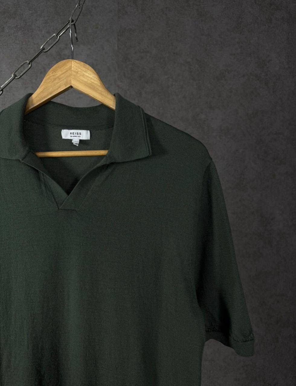 Reiss Reiss designer merino wool polo tee Size US L / EU 52-54 / 3 - 2 Thumbnail