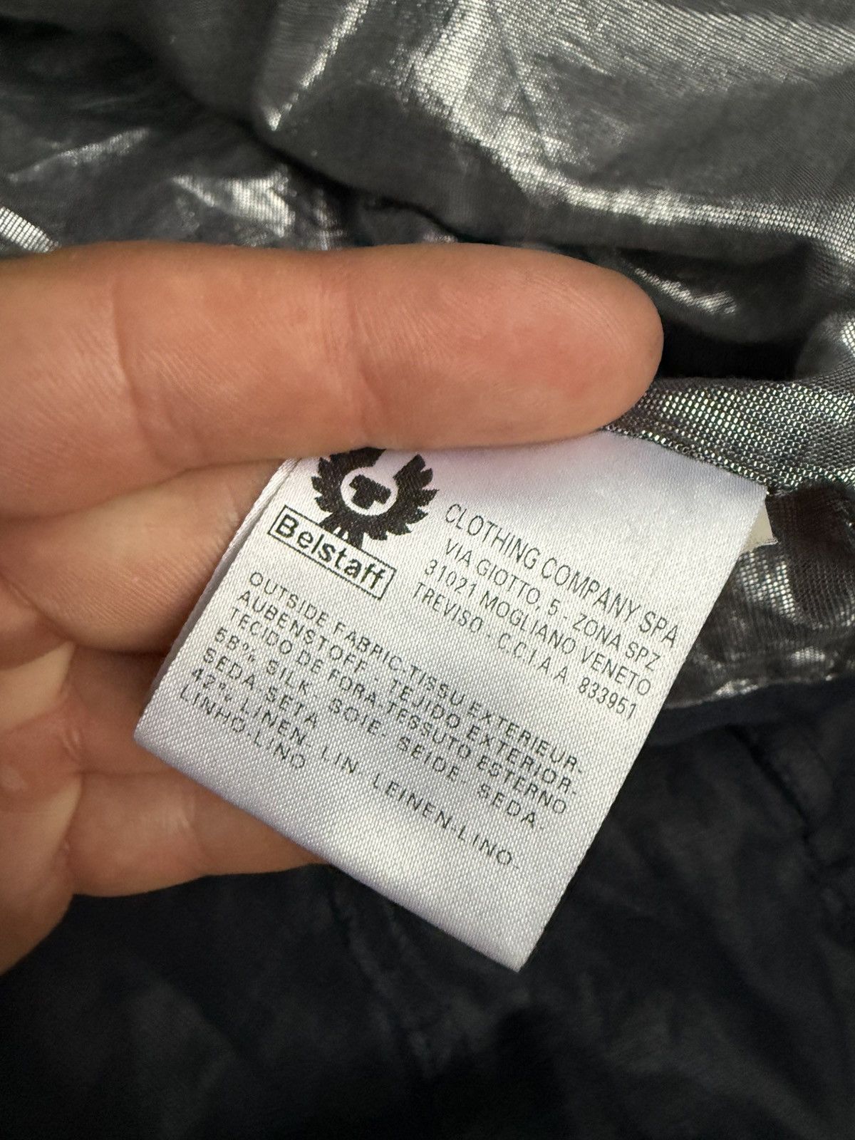 Belstaff Vintage Belstaff Linen Jacket rare made in Italy Size S / US 4 / IT 40 - 5 Thumbnail