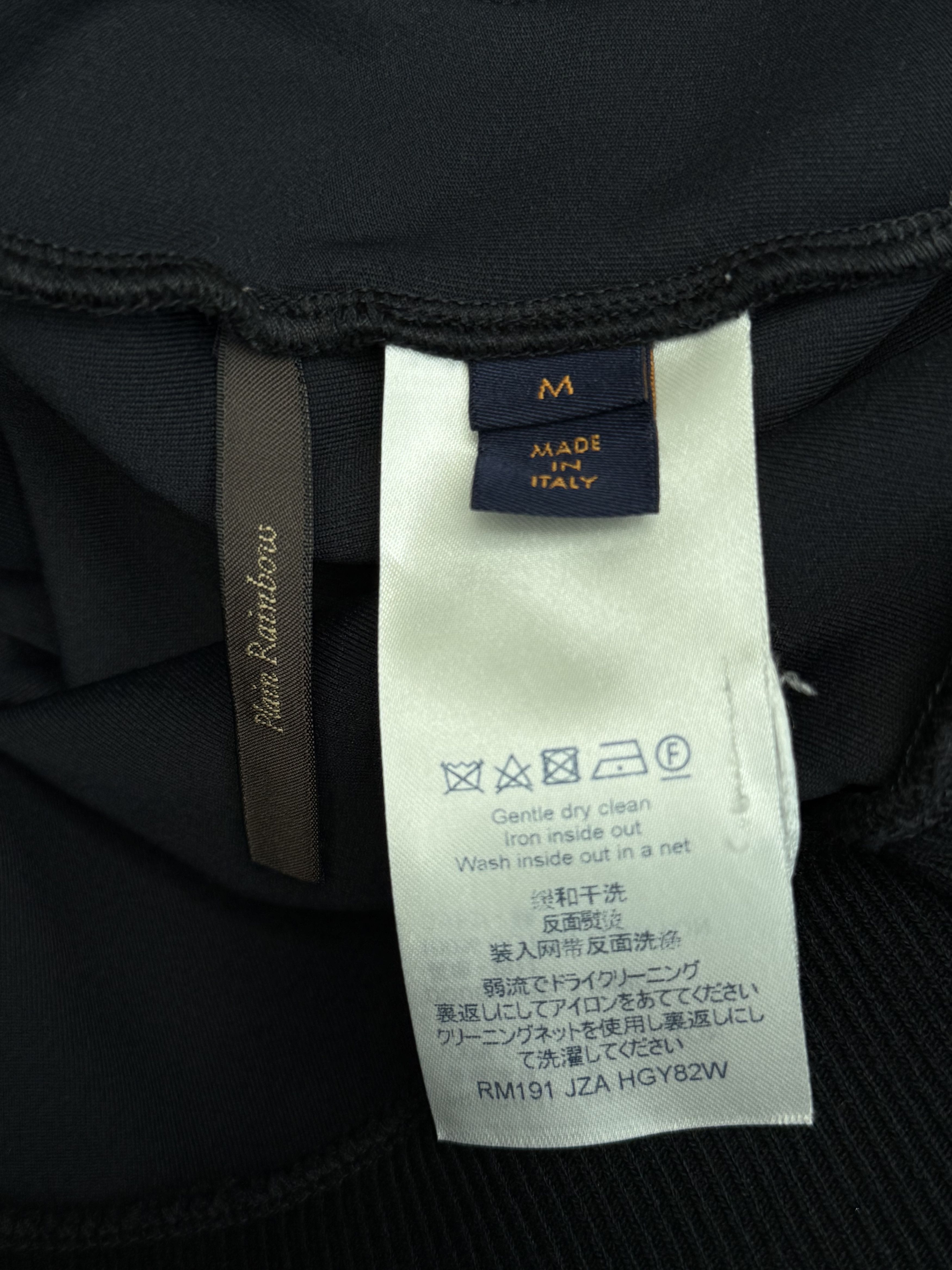 Louis Vuitton Louis Vuitton Black Velour Monogram Quarter Zip Sweater Size US M / EU 48-50 / 2 - 4 Thumbnail