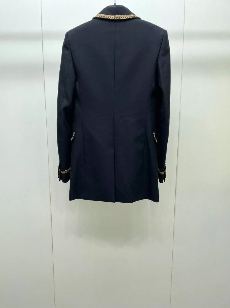 Saint Laurent Paris Saint Laurent Paris Saint Laurent Court Embroidery Blazer Size US XXS / EU 40 - 2 Thumbnail