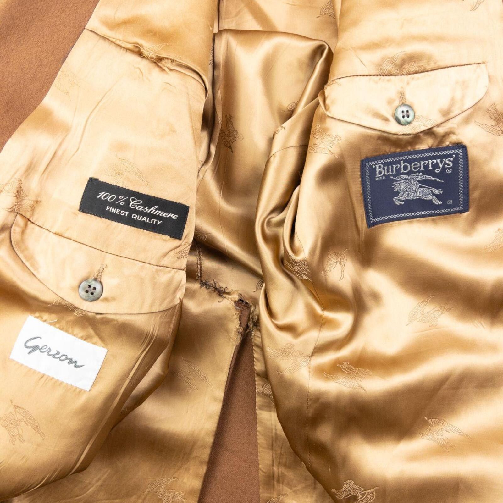 Burberry Vintage 90s Burberry Cashmere Longline Jacket Size XL Size US XL / EU 56 / 4 - 5 Thumbnail