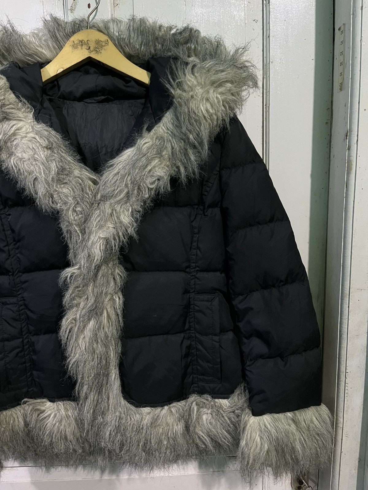 Japanese Brand Archive Y2K grunge fur down coat Size US M / EU 48-50 / 2 - 3 Thumbnail