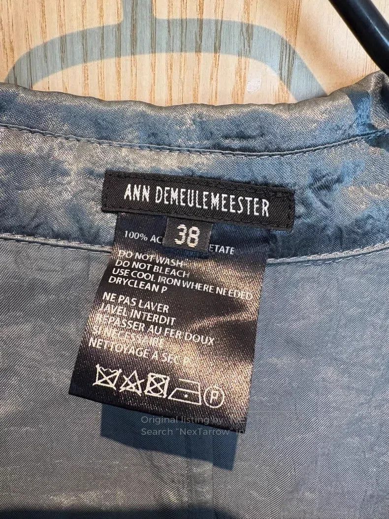 Ann Demeulemeester Ann Demeulemeester Mulberry Silk Long Sleeve Shirt Size XS / US 0-2 / IT 36-38 - 2 Thumbnail