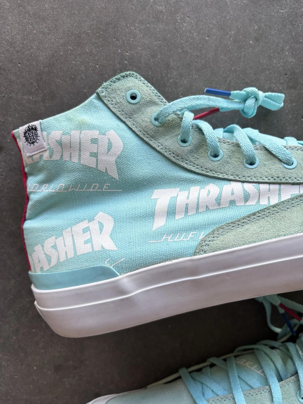 Huf Size 11 - 2016 Huf X Thrasher Classic Hi Mint Size US 11 / EU 44 - 3 Thumbnail