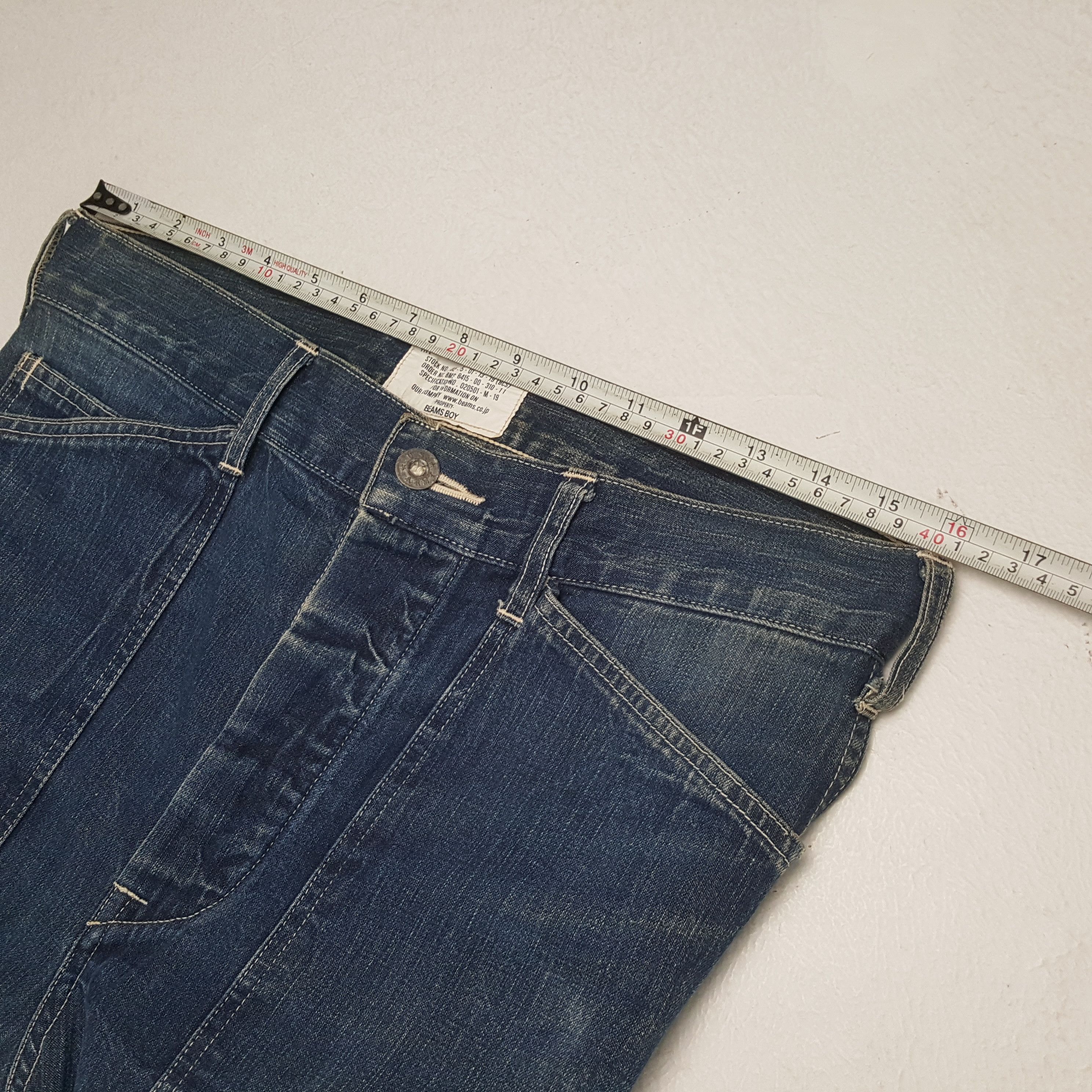 Beams Plus × Vintage Vintage BEAMS BOY Japanese Fashion Brand Denim Jean Size US 32 / EU 48 - 7 Thumbnail