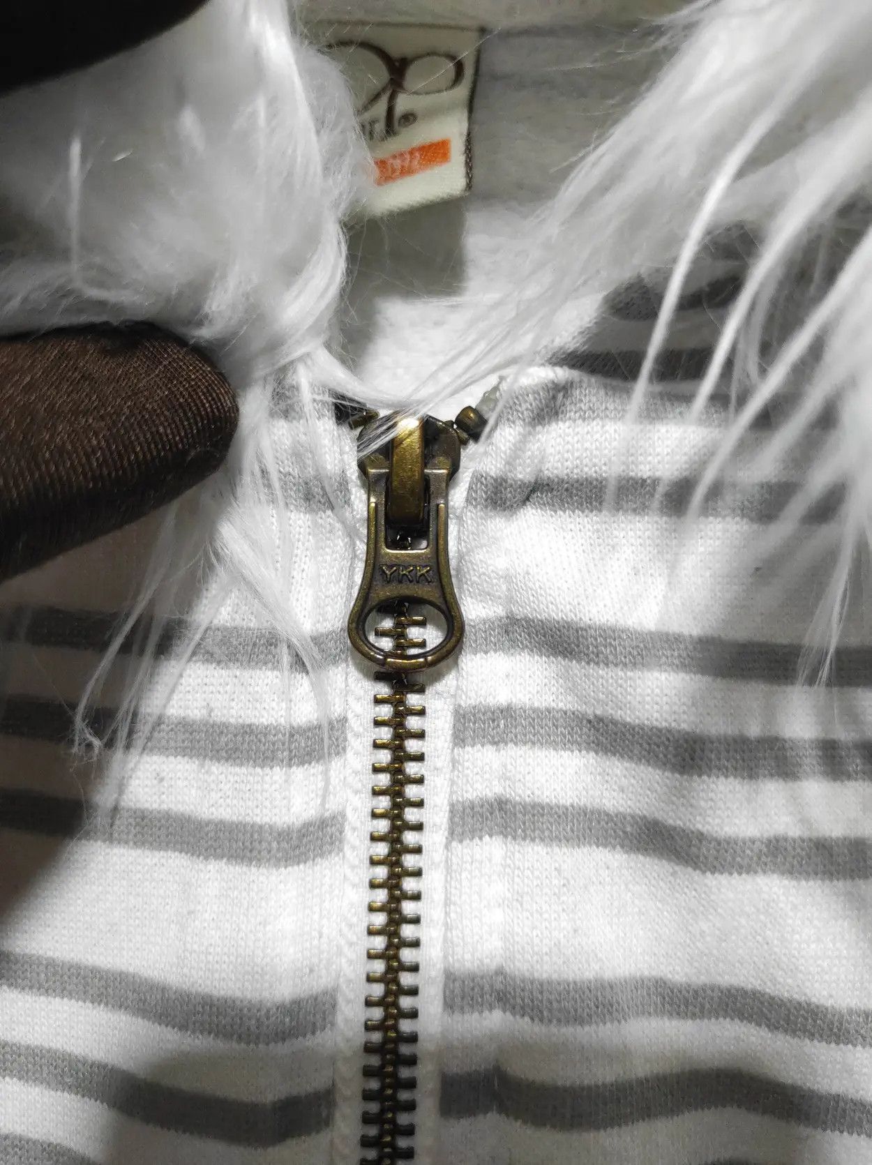 Ocean Pacific OP Sunwear Ocean Pacific stripe zip fur hoodie LGB style Size S / US 4 / IT 40 - 9 Thumbnail