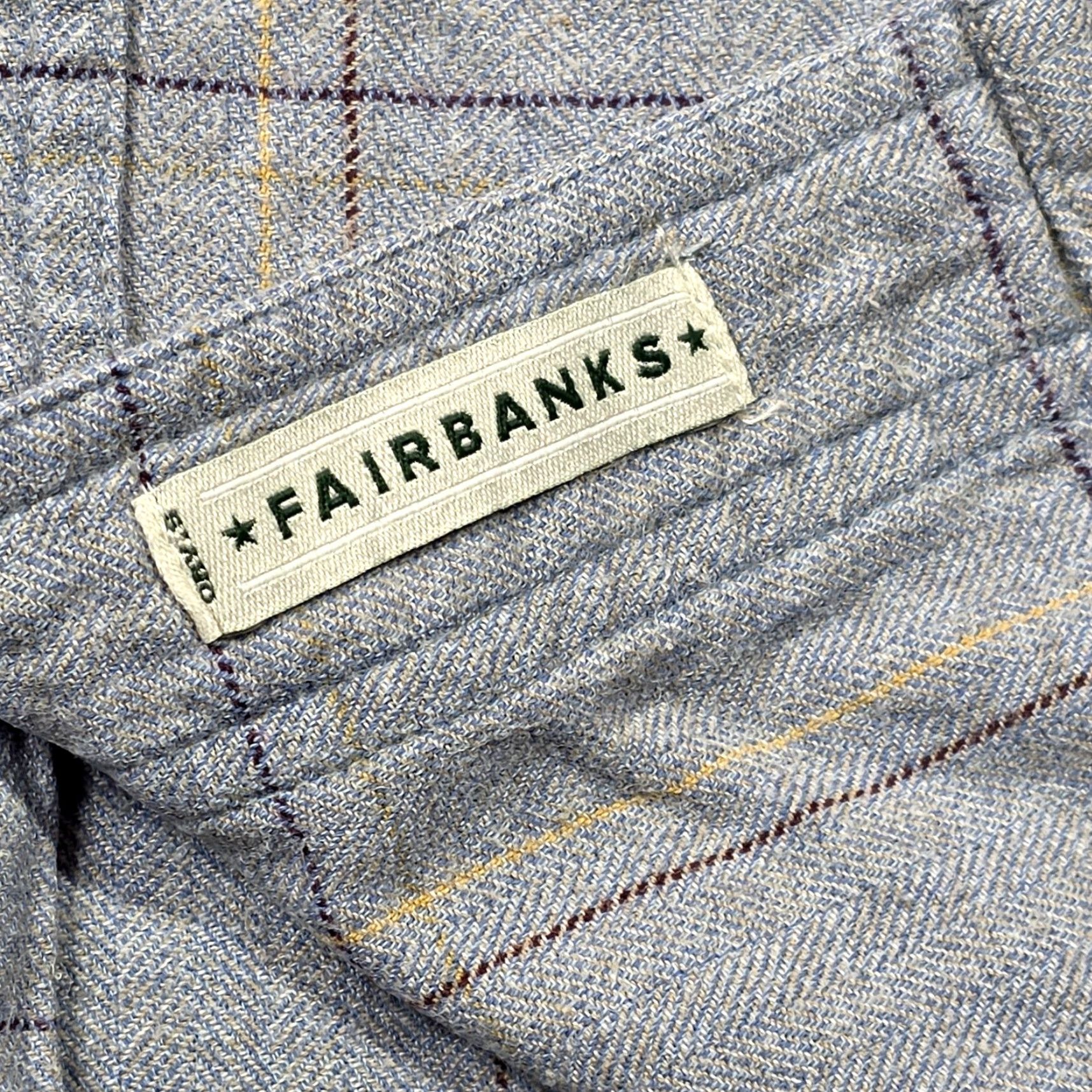 Orvis Orvis Fairbanks Shirt Mens L Button Up Flannel Gray Plaid Elbow Patch Pants? Size US L / EU 52-54 / 3 - 7 Thumbnail