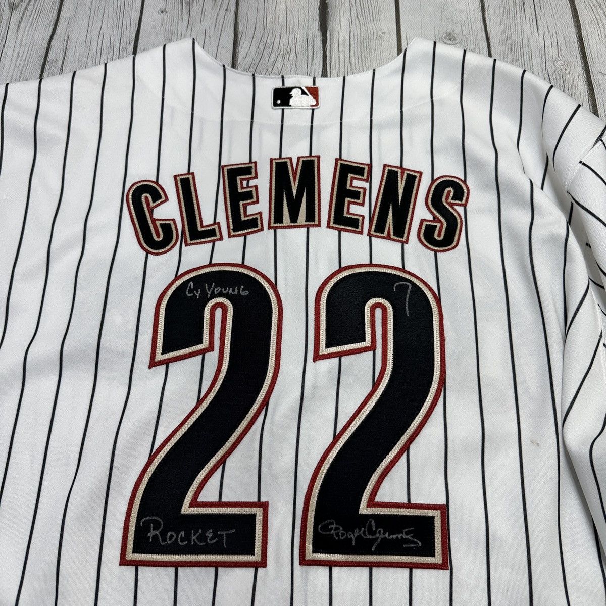 MLB Vintage Houston Astros Roger Clemens Autographed jersey Size US XXL / EU 58 / 5 - 3 Thumbnail