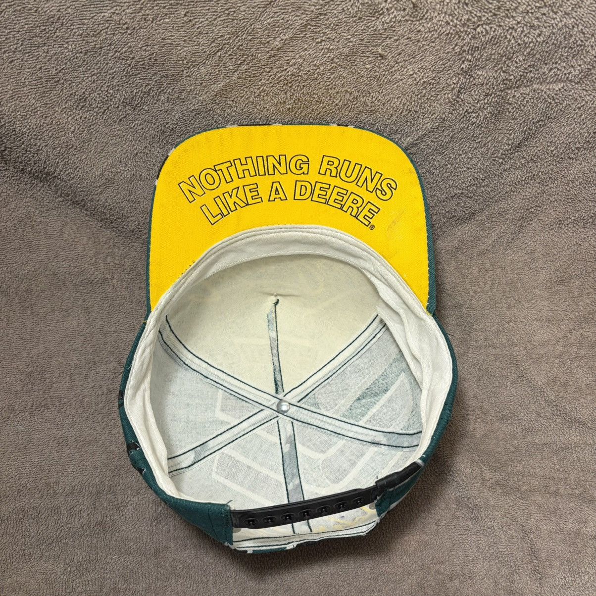 John Deere Vintage John Deere Snapback Hat Tractor AOP Farm Swingster Size ONE SIZE - 6 Thumbnail