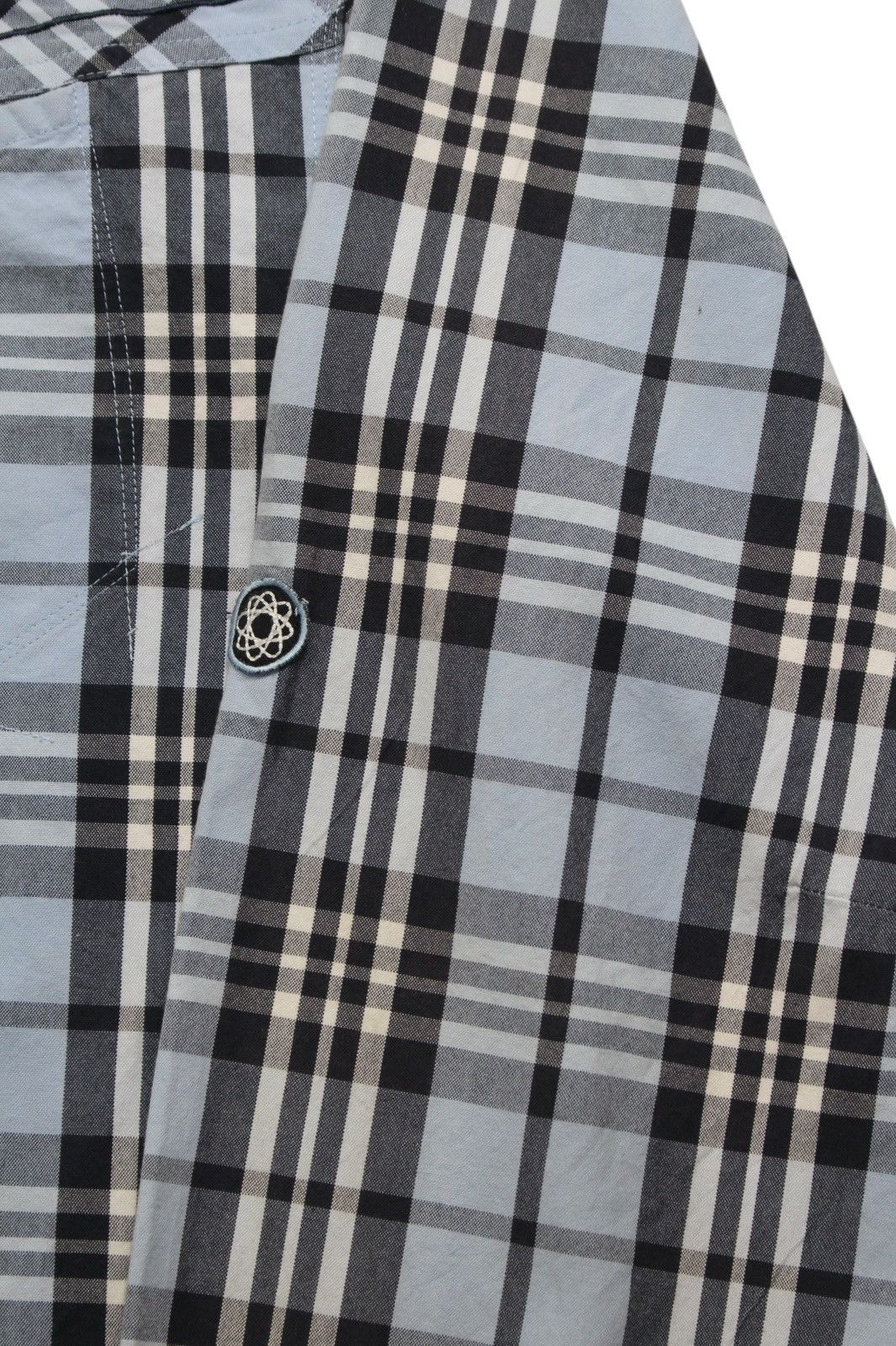 CLOSED × Marithe + Francois Girbaud SS2005 MARITHE FRANCOIS GIRBAUD TARTAN HOODED SHIRT Size US XXL / EU 58 / 5 - 9 Thumbnail