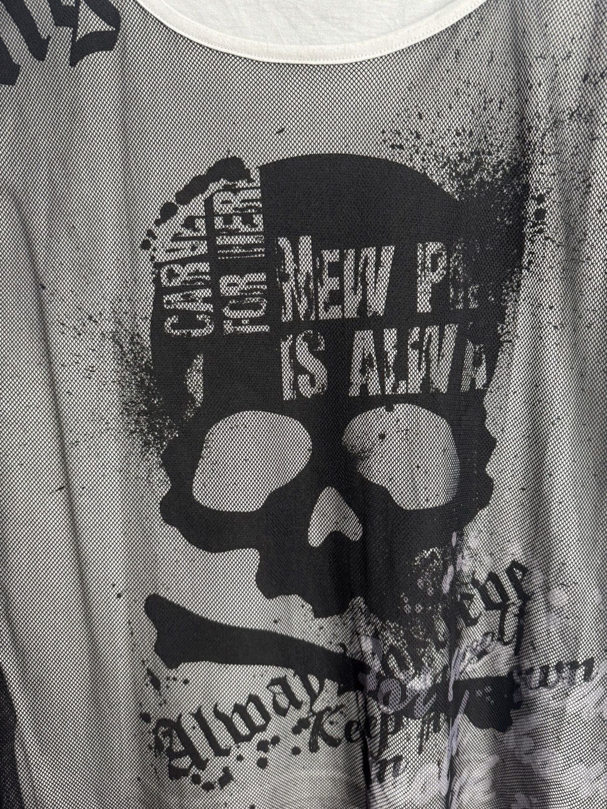 Japanese Brand Gothic Punk Skulls Poem Ghost Of Harlem Tees Size US M / EU 48-50 / 2 - 7 Thumbnail