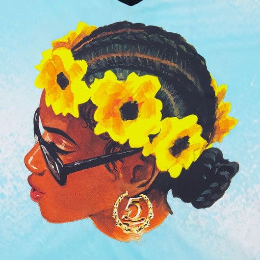 Dreamville Dreamville DV 25 Flower Crown Long Sleeve Jersey Blue Size M Size US M / EU 48-50 / 2 - 5 Thumbnail