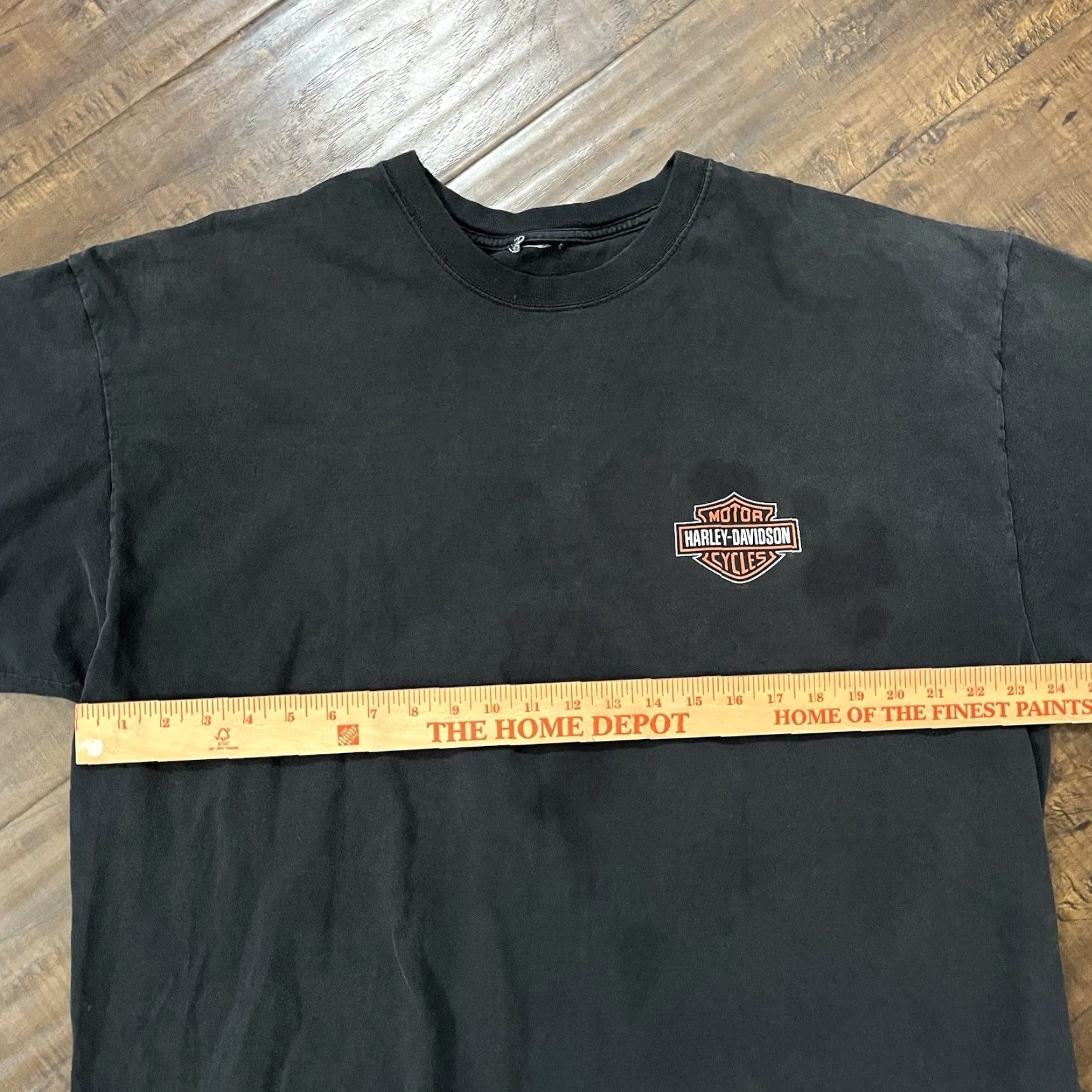 Harley Davidson VINTAGE Harley-Davidson T-Shirt Men XL Black Motorcycle Biker 90s Outdoor Size US XL / EU 56 / 4 - 7 Thumbnail