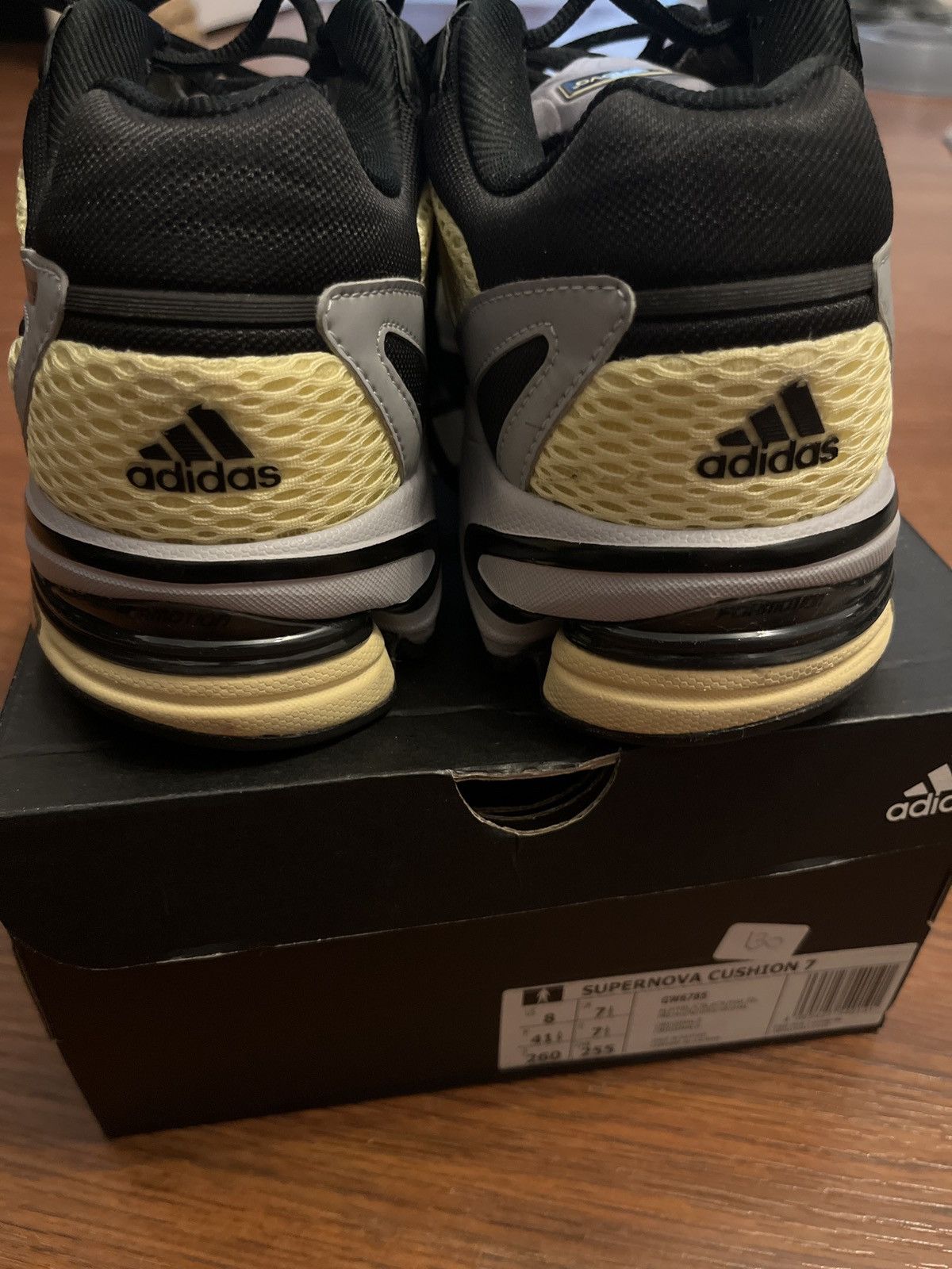 Adidas Adidas Supernova Cushion 7 “Aluminium Yellow / Core Black” Size US 8 / EU 41 - 8 Thumbnail
