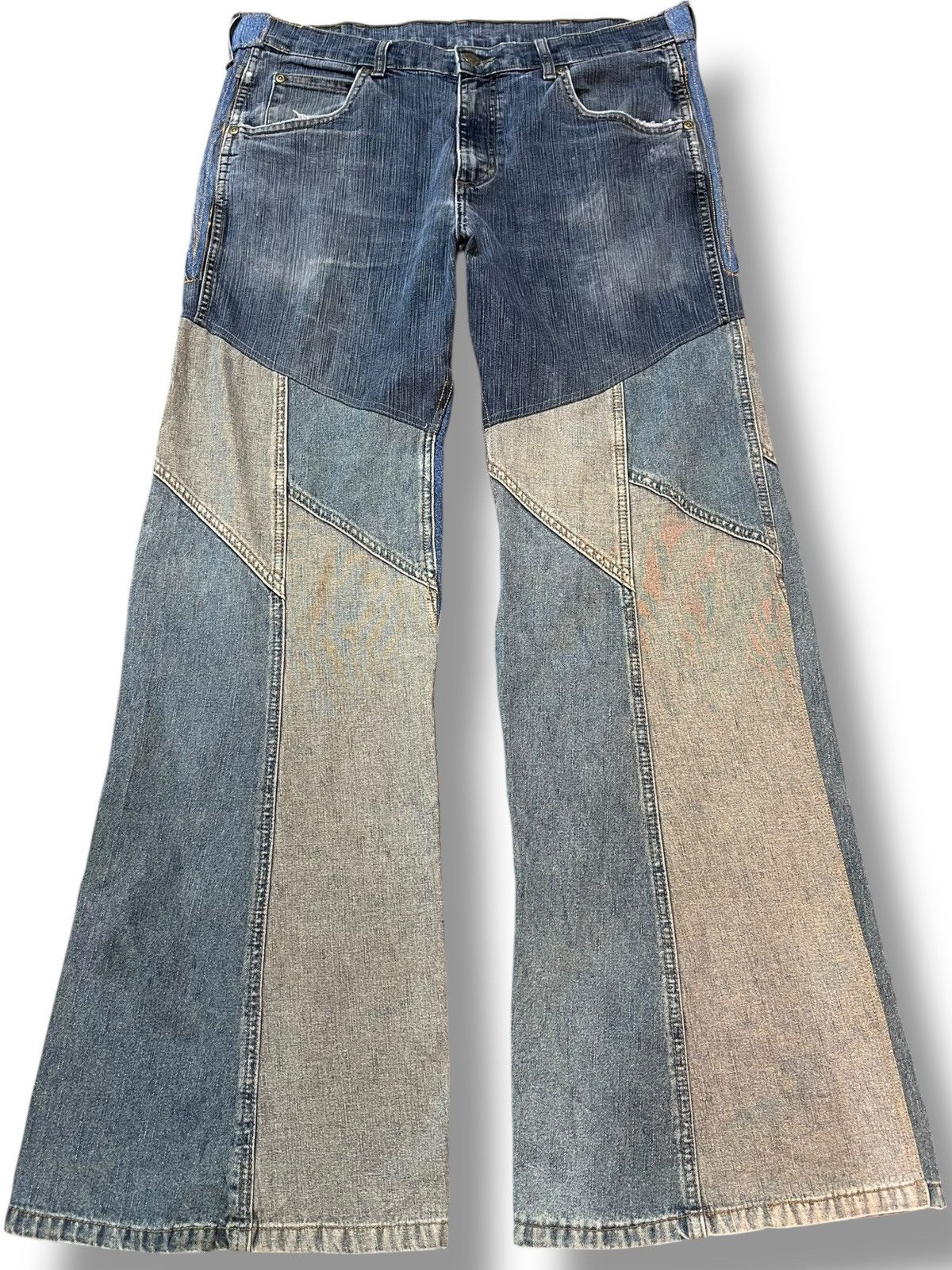 Wrangler Vintage Wrangler Flare Bootcut Hybrid Denim Size US 35 - 1 Thumbnail