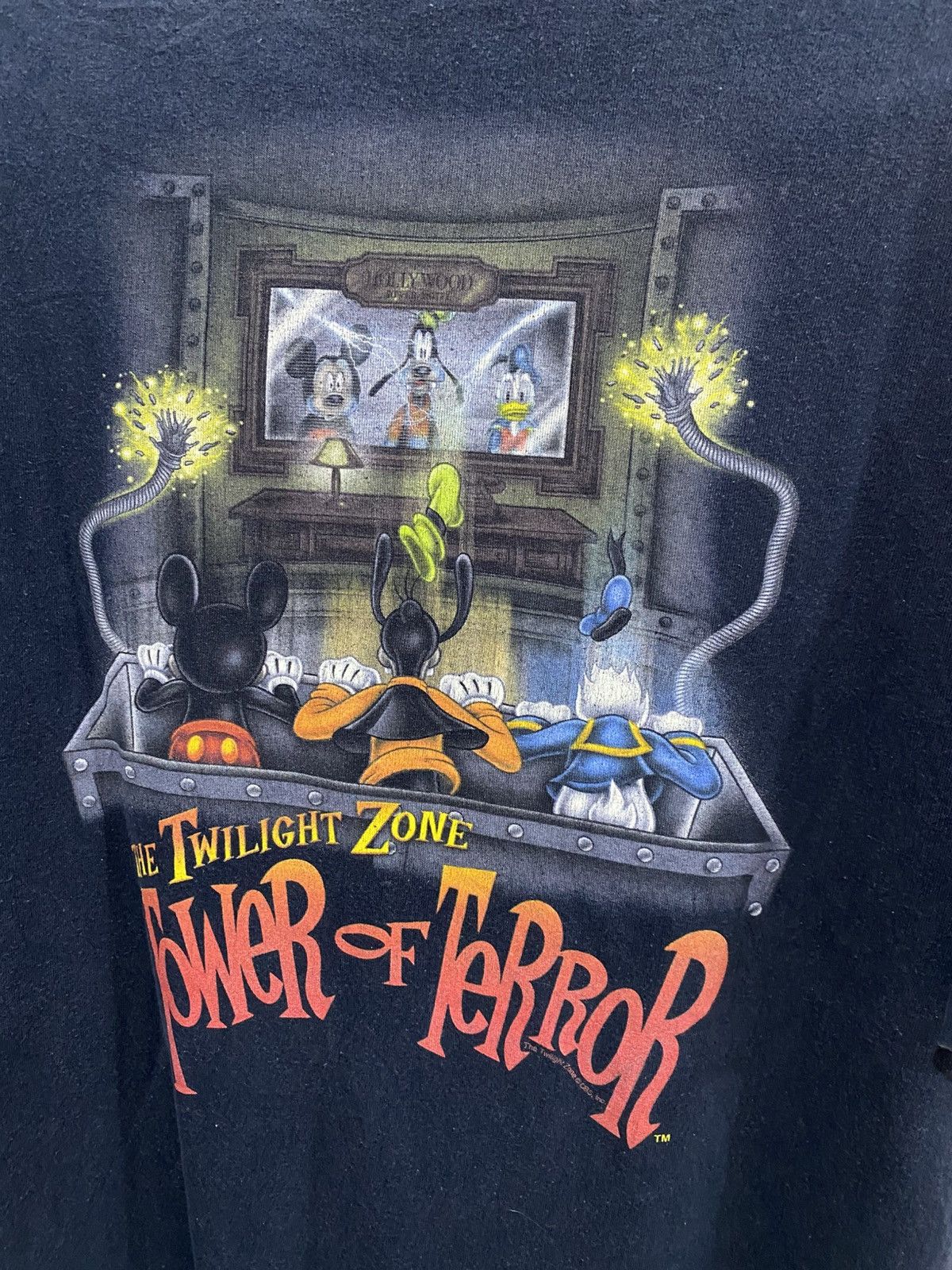 Disney Tshirt vintage disney 90’s the twilight zone tower of terror Size US XL / EU 56 / 4 - 3 Thumbnail