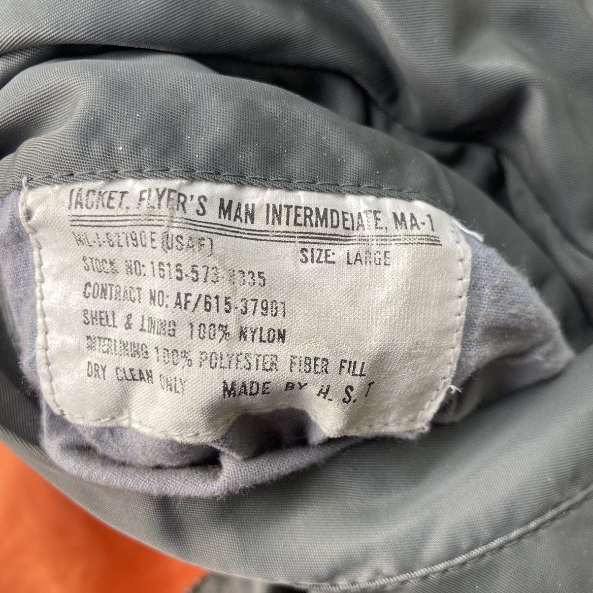Other USAF MA-1 FLYING BOMBER JACKET Size US L / EU 52-54 / 3 - 10 Thumbnail